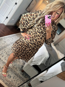 LEOPARD DRESS 10B