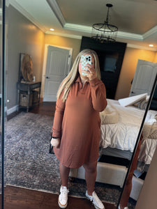 CHESTNUT DRESS TUNIC / DRESS M10