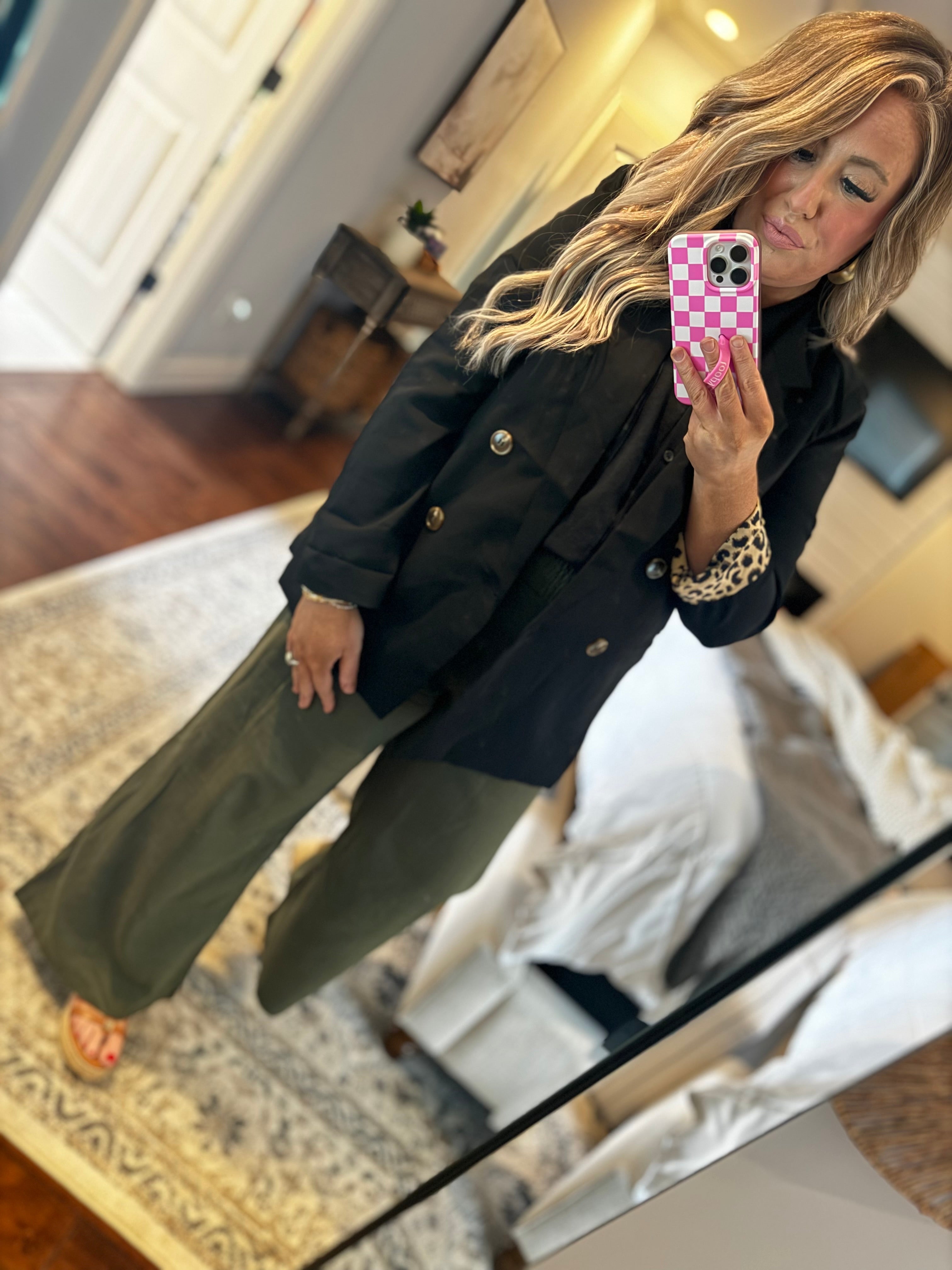 OLIVE PANTS- 16F