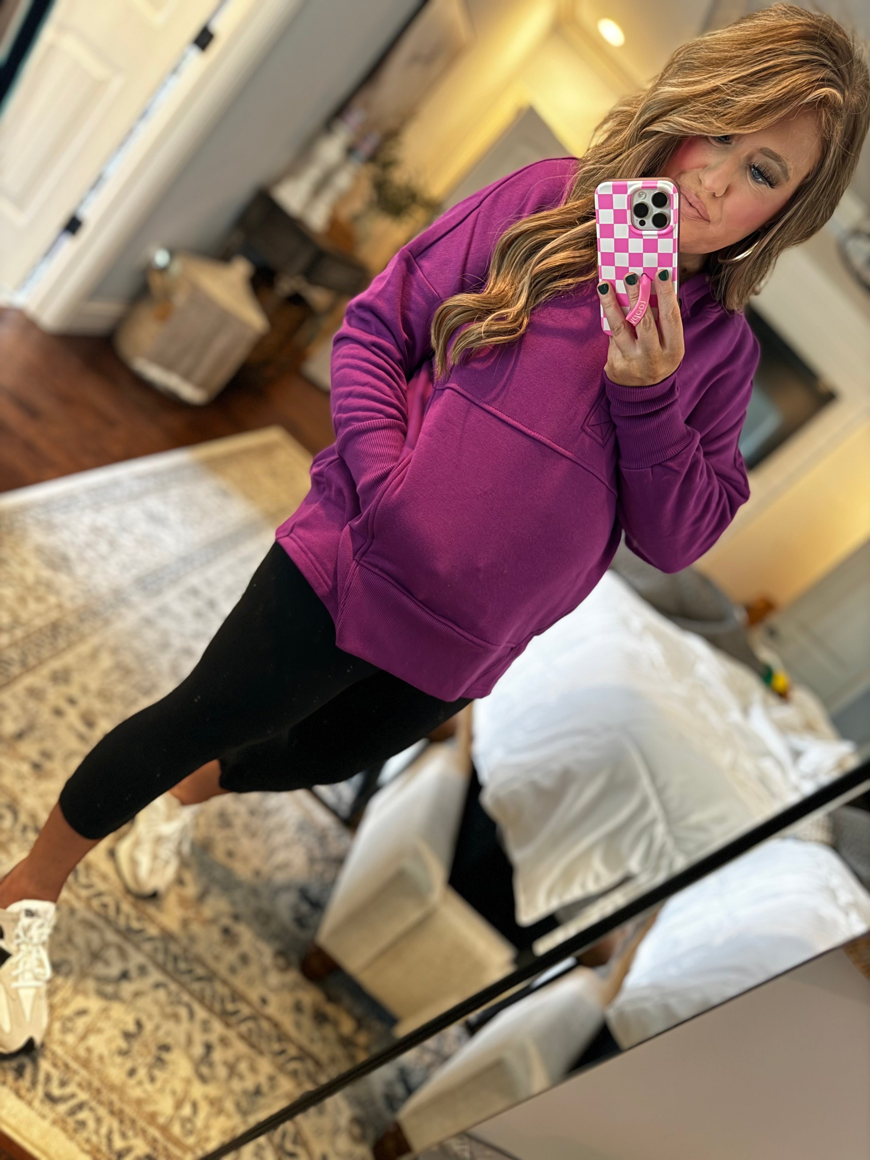 PURPLE HOODIE- 19O