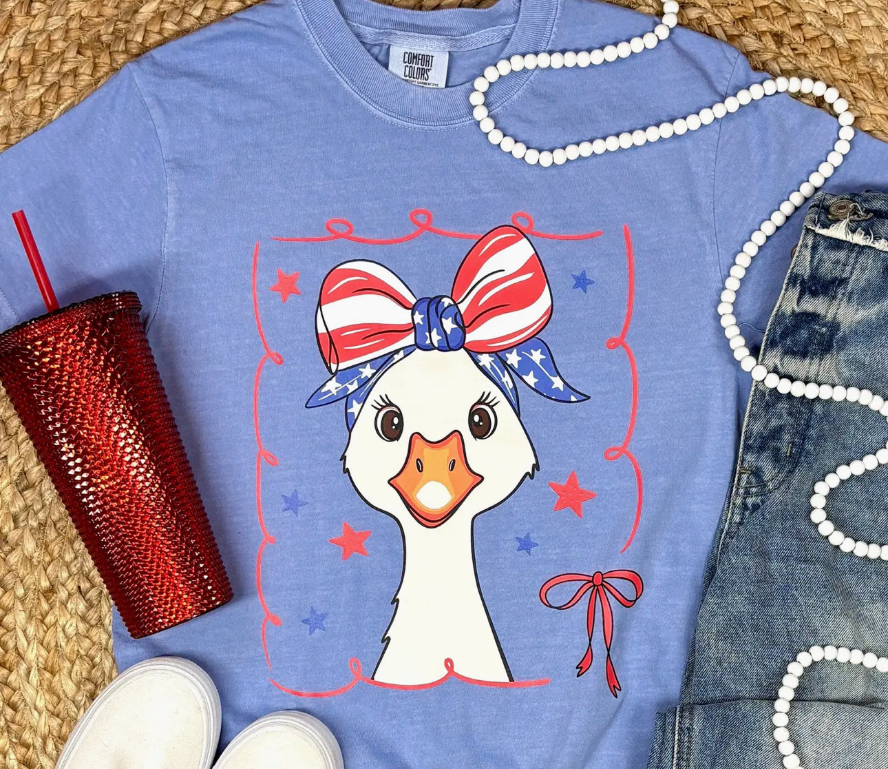 GOOSE BOW TEE