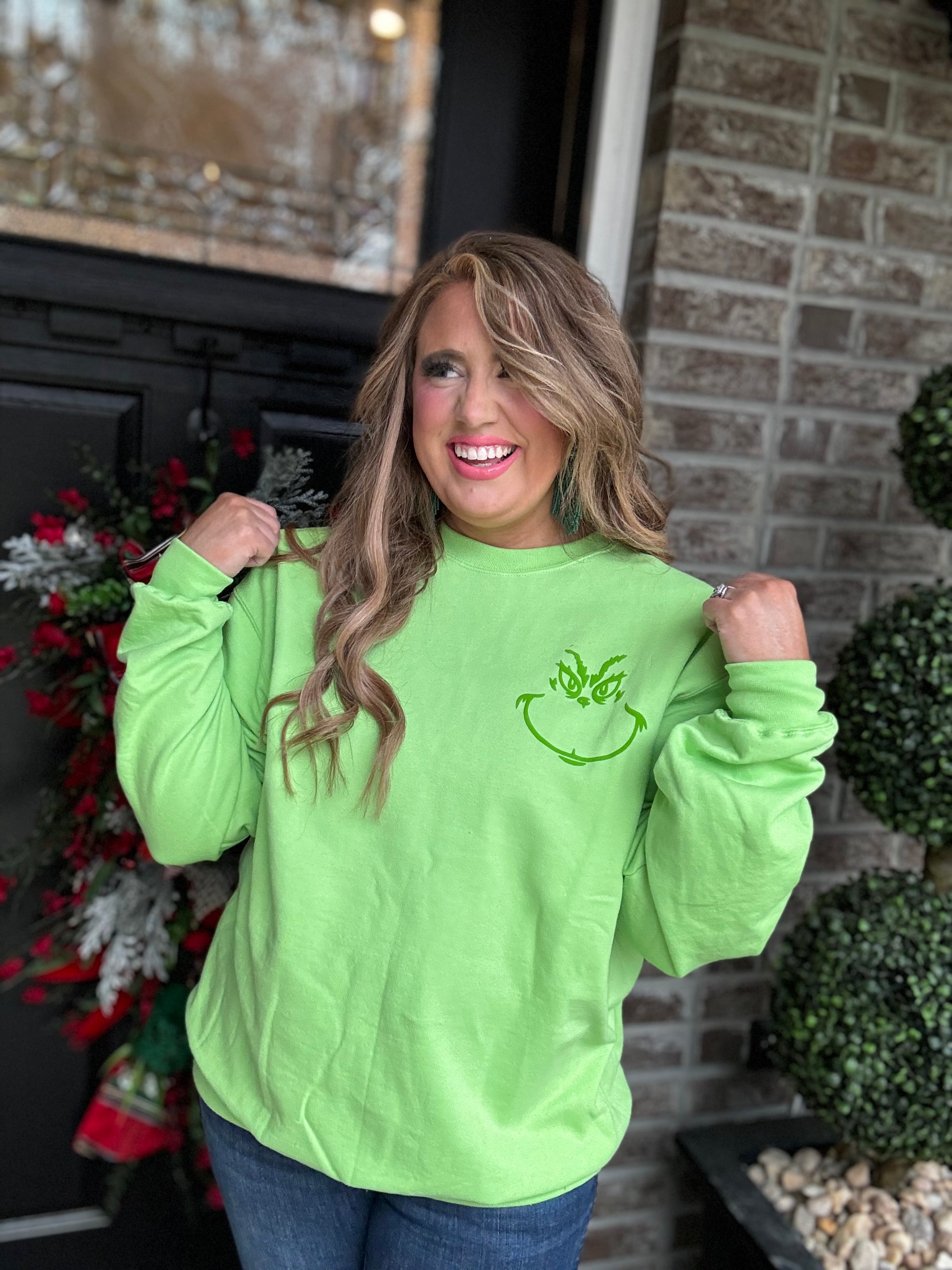 GRINCH SWEATSHIRT 13V