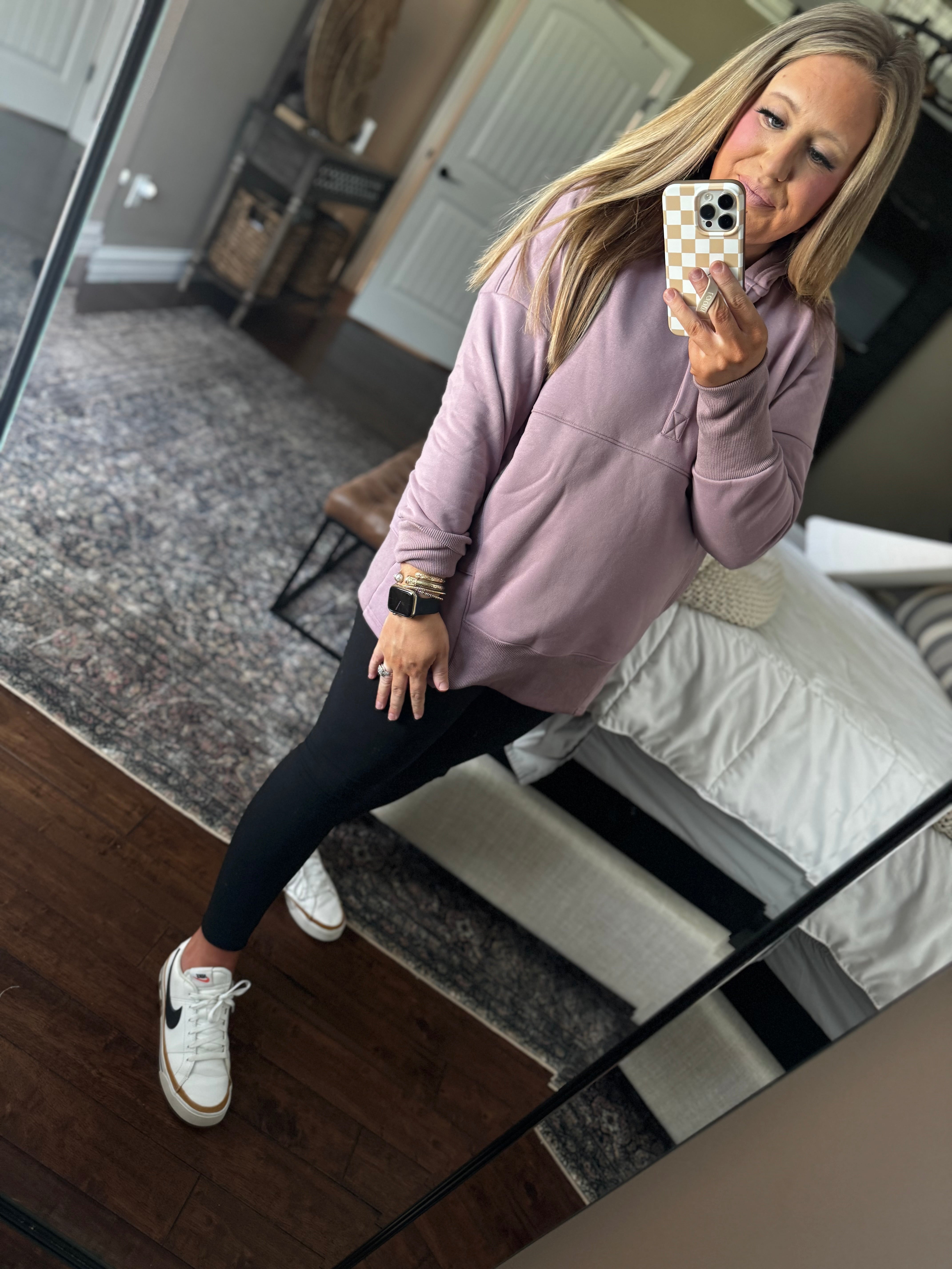 MAUVE HOODIE- M14