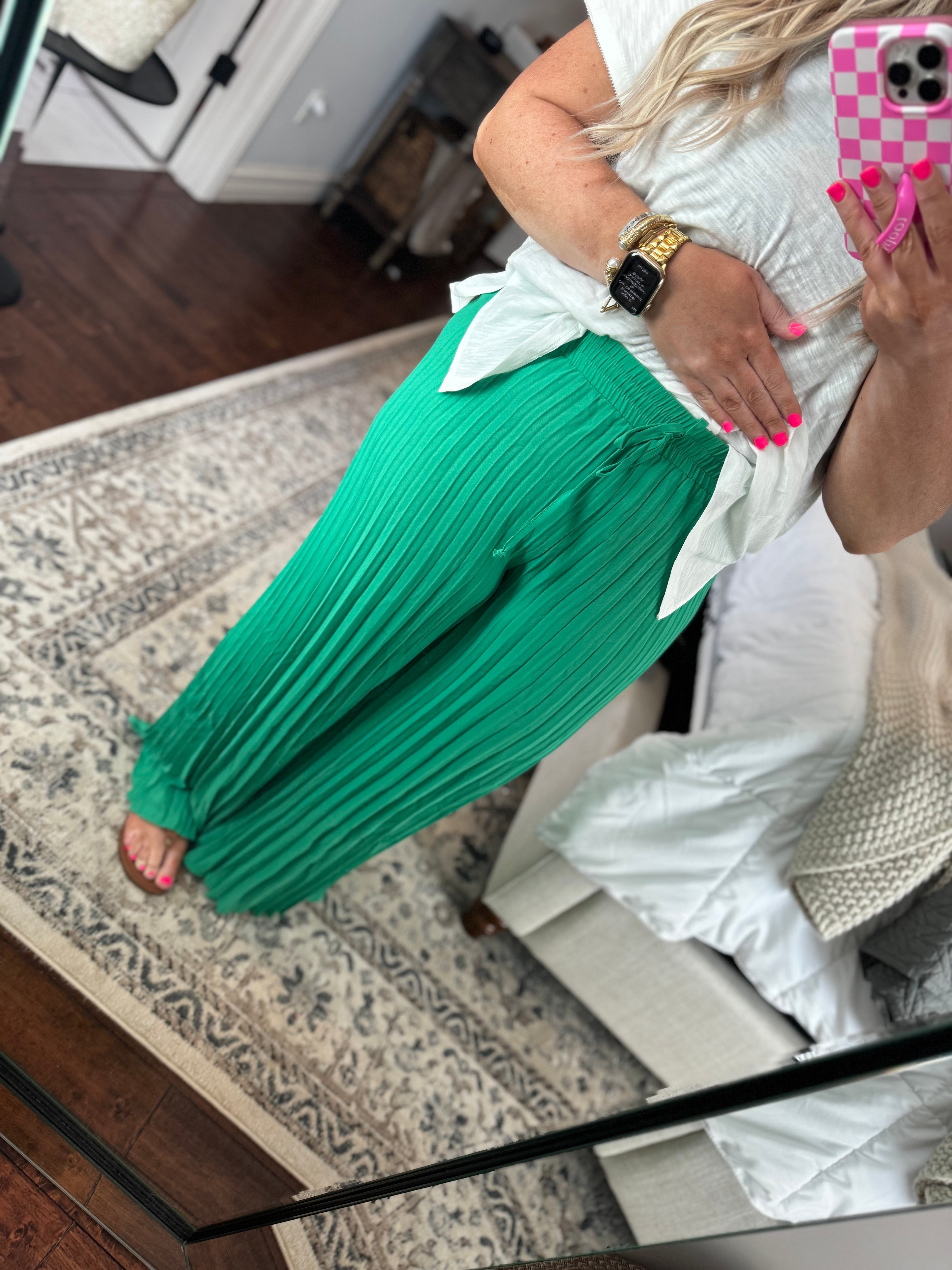 JADE GREEN PANTS