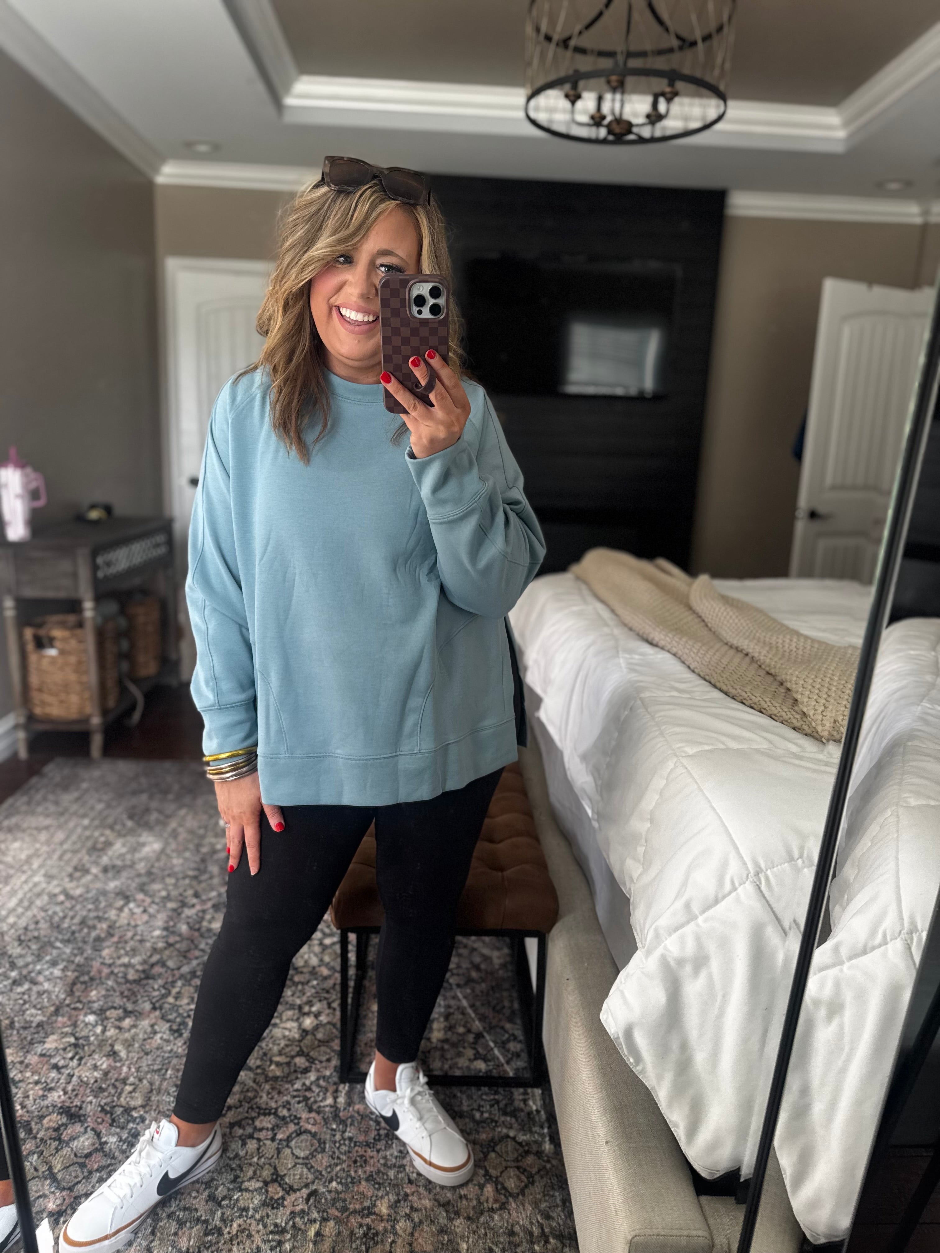 DOORBUSTER LIGHT TEAL SWEATSHIRT S16