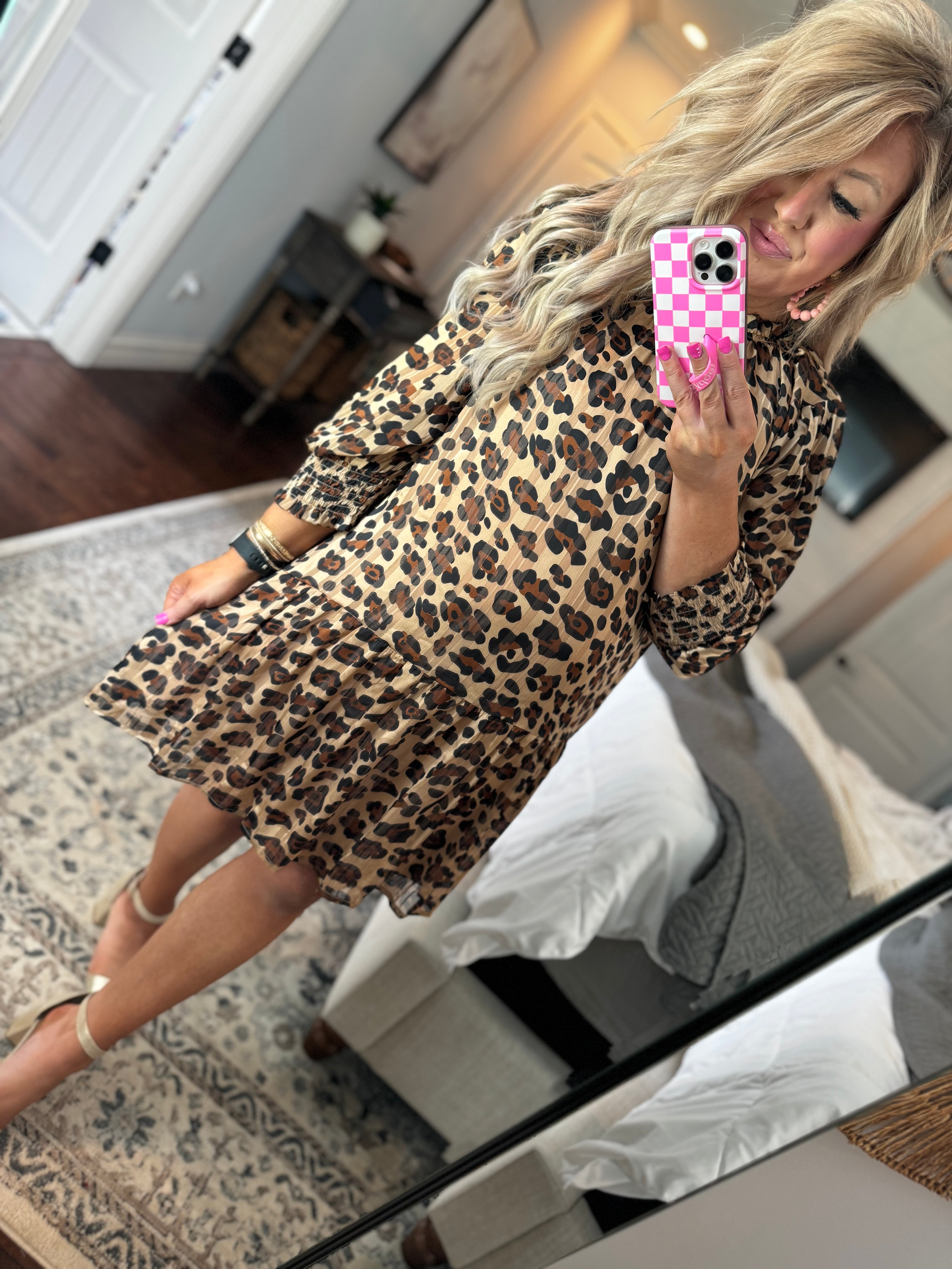 LEOPARD DRESS 10B