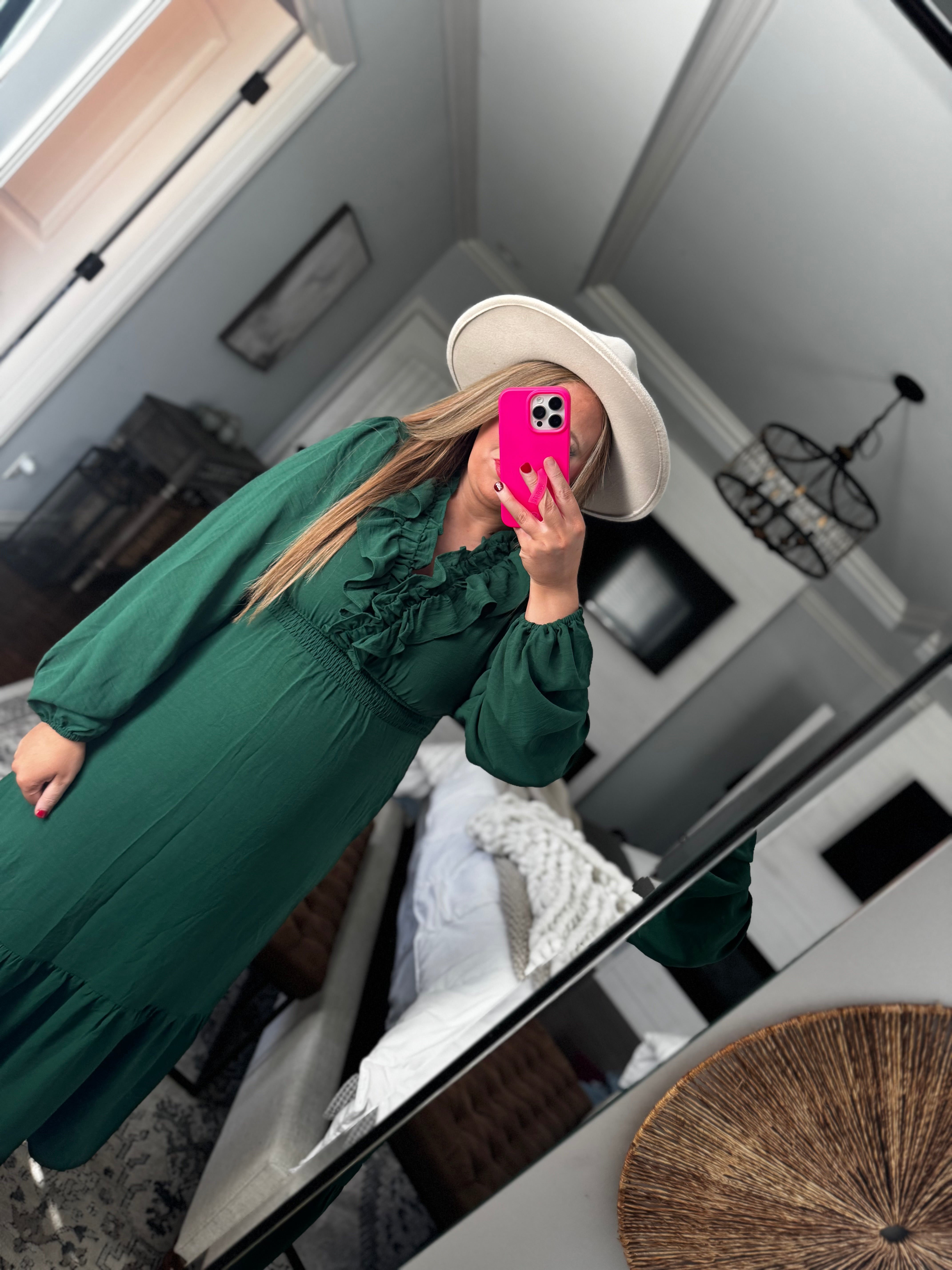 HUNTER GREEN DRESS 35Y