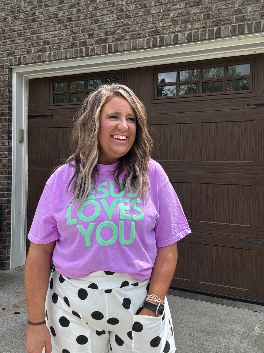 VIOLET JESUS LOVES YOU – Simply Beautiful Boutique