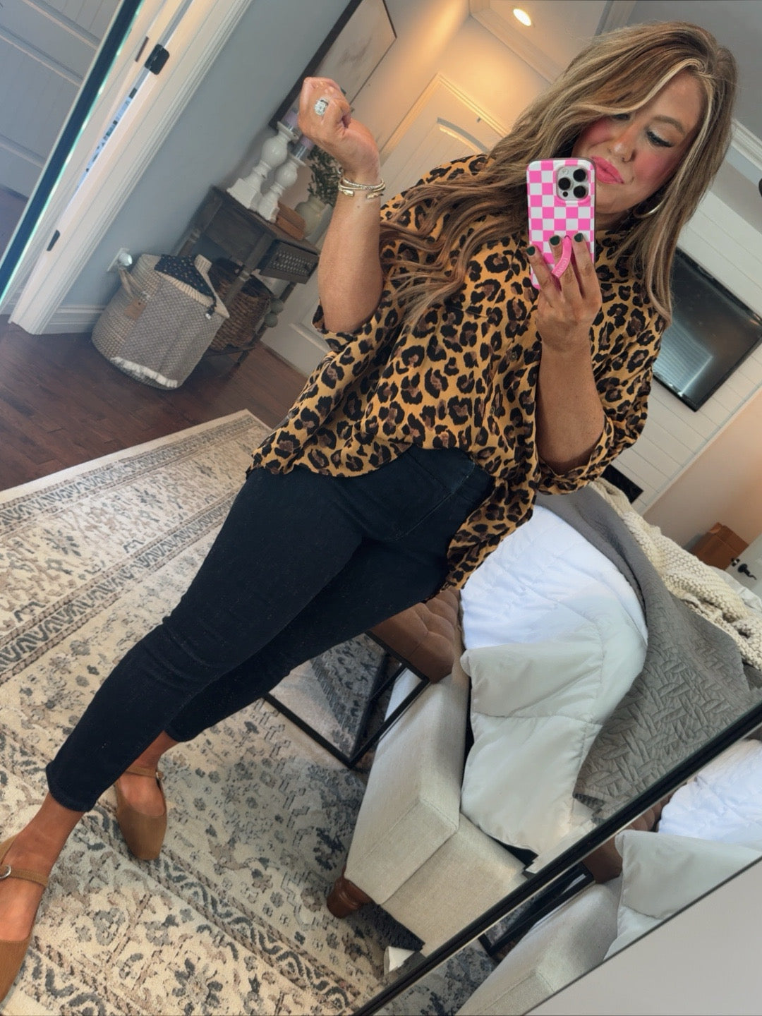 CAMEL LEOPARD TOP-210