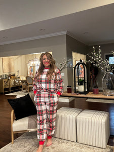 RED PLAID PAJAMAS 29W