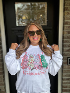 OH CHRISTMAS TREE CAKE SWEATSHIRT 8U