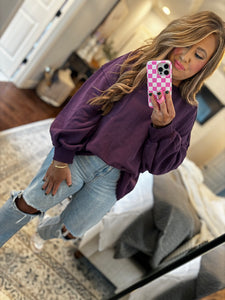 PURPLE SWEATSHIRT P24