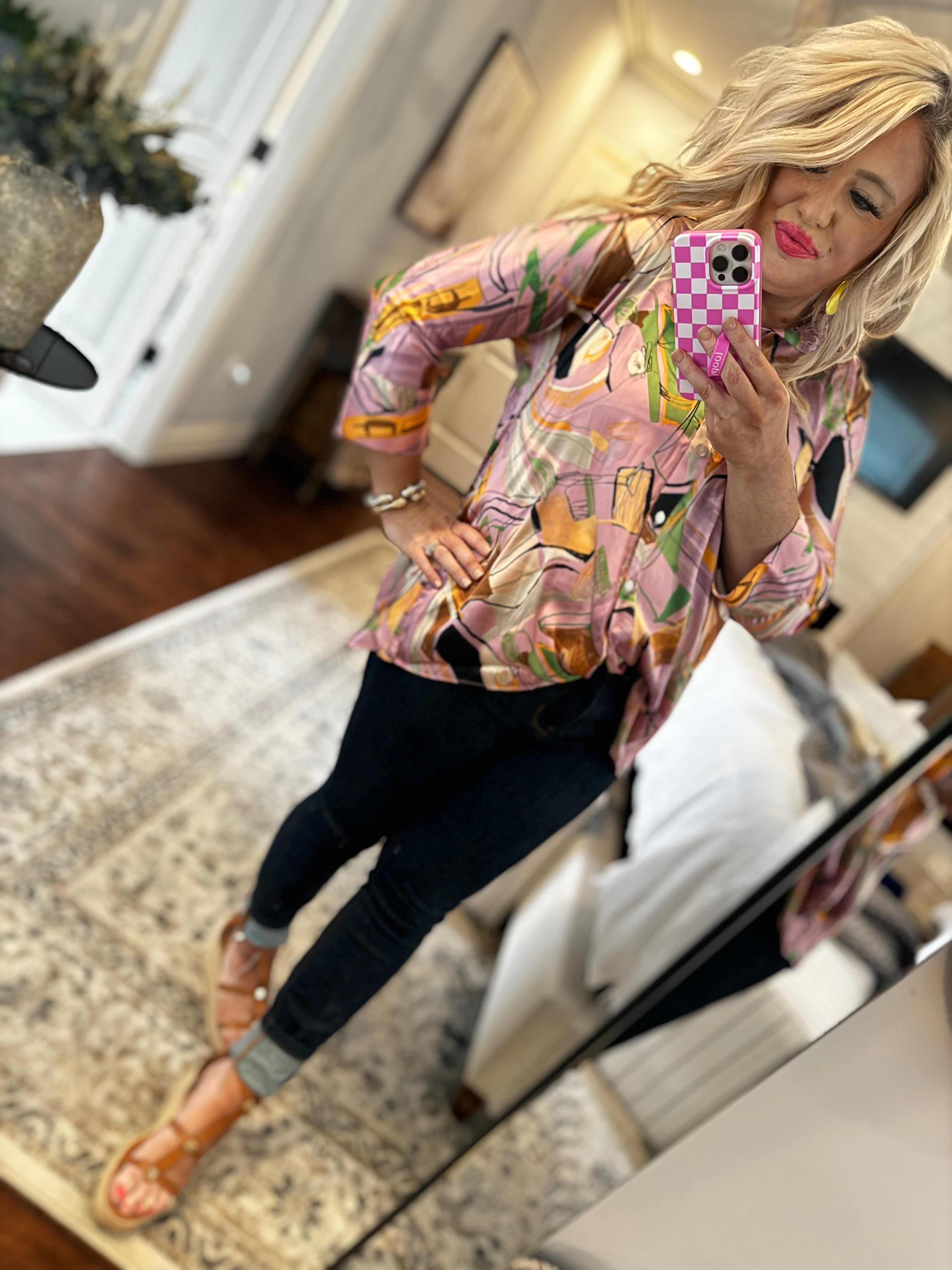 INDIAN PINK TUNIC TOP