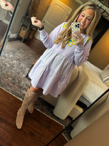 DEEP LAVENDER DRESSJ1
