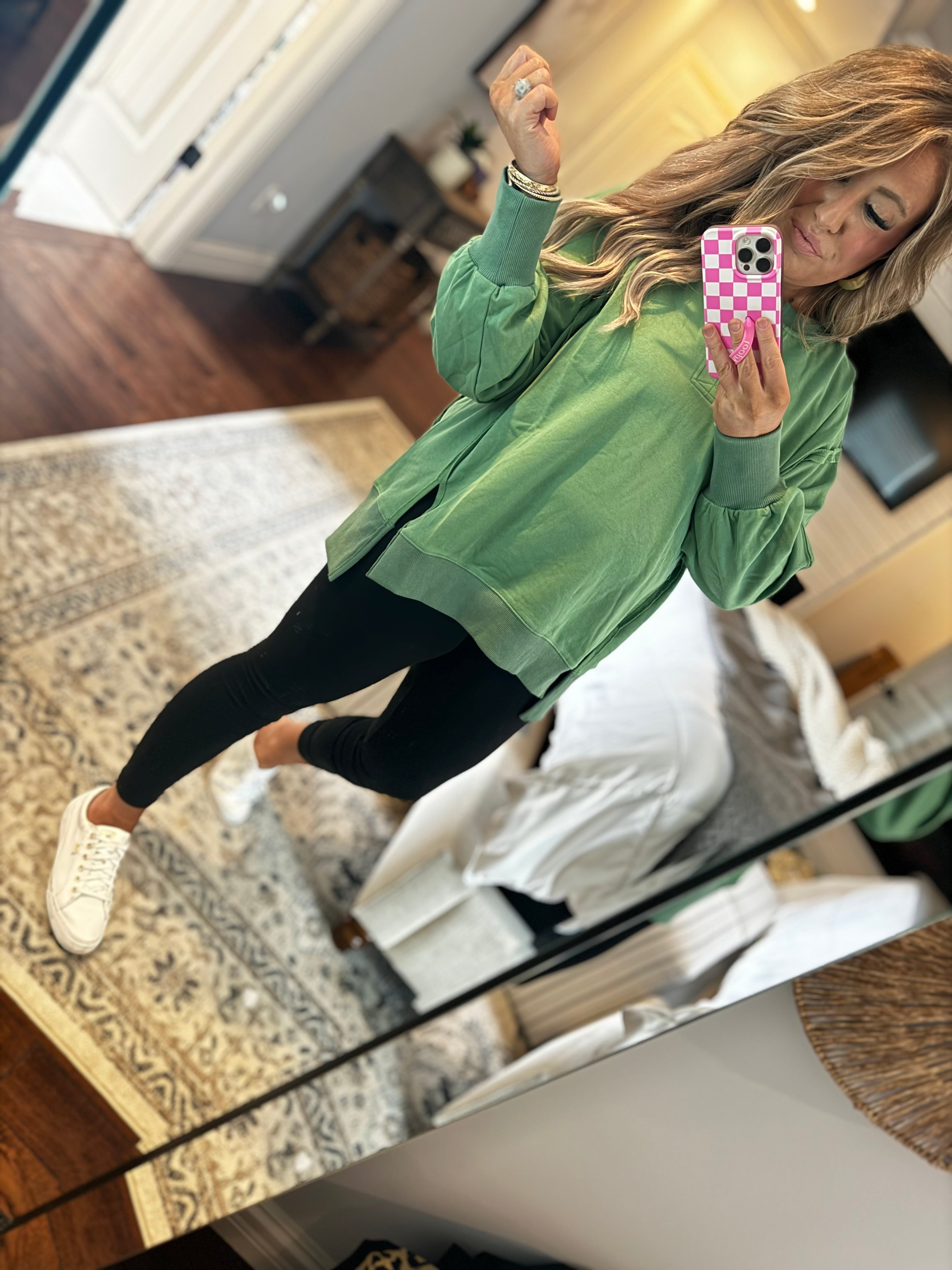 GREEN SWEATSHIRT- 20F