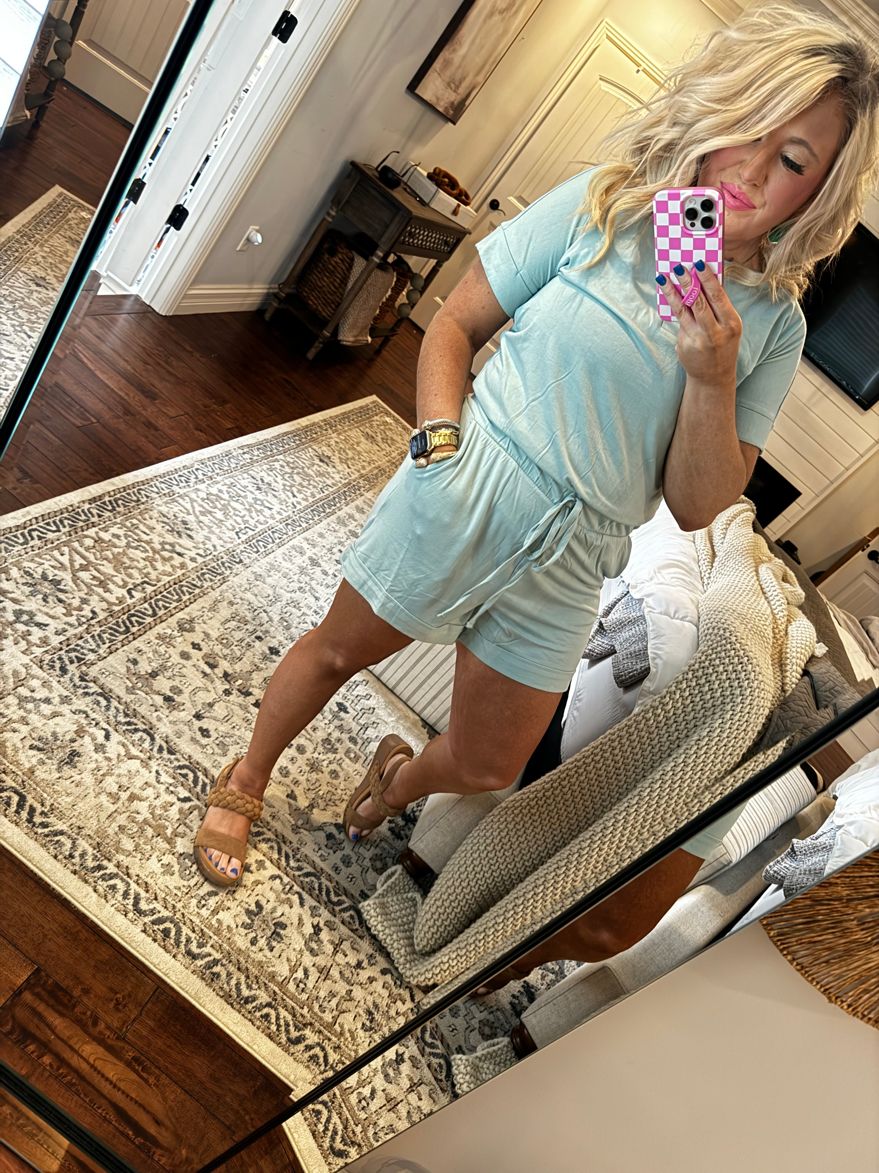 BLUE ROMPER