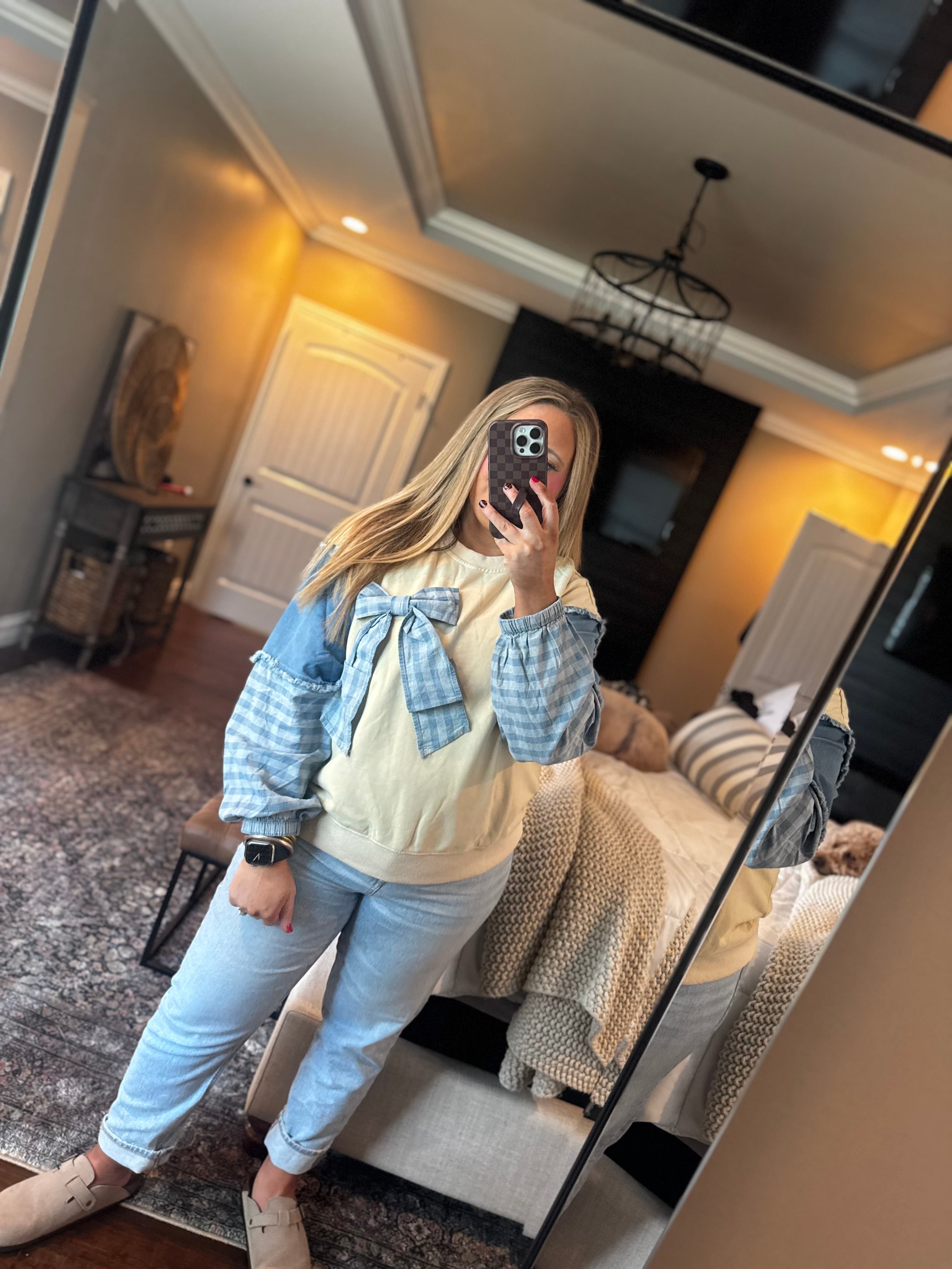 EASEL LIGHT KHAKI BOW TOP O16