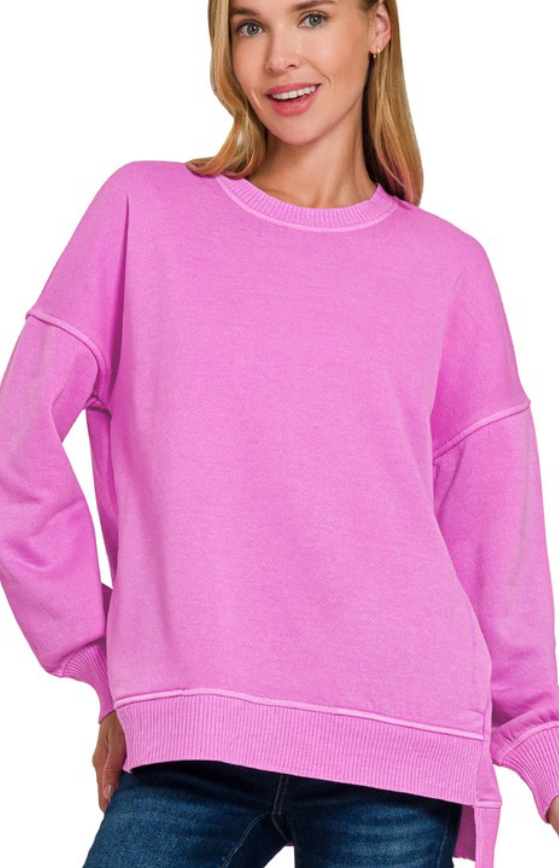 PURPLE SWEATSHIRT L11