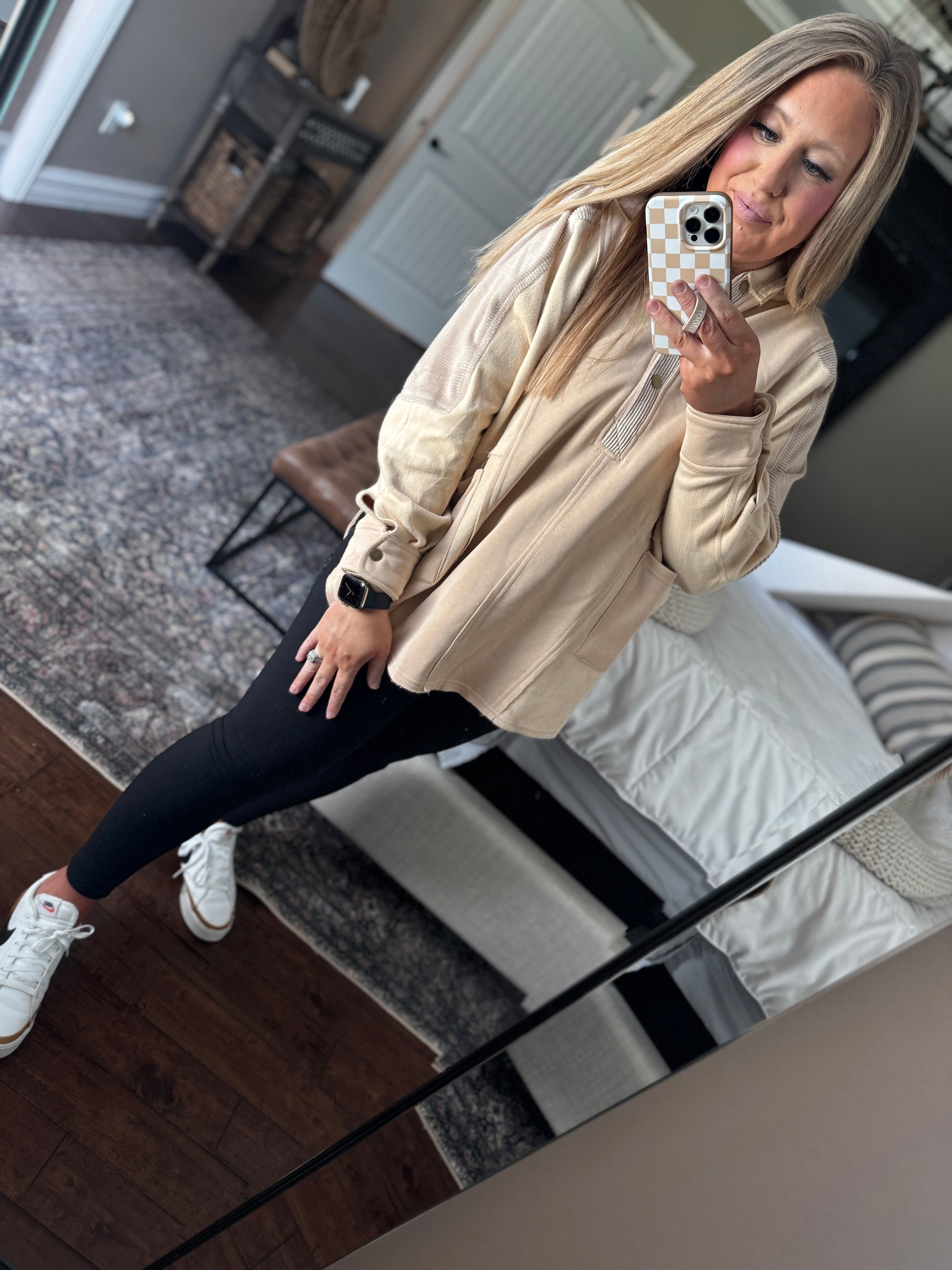 OAT HALF SNAP HOODIE M11