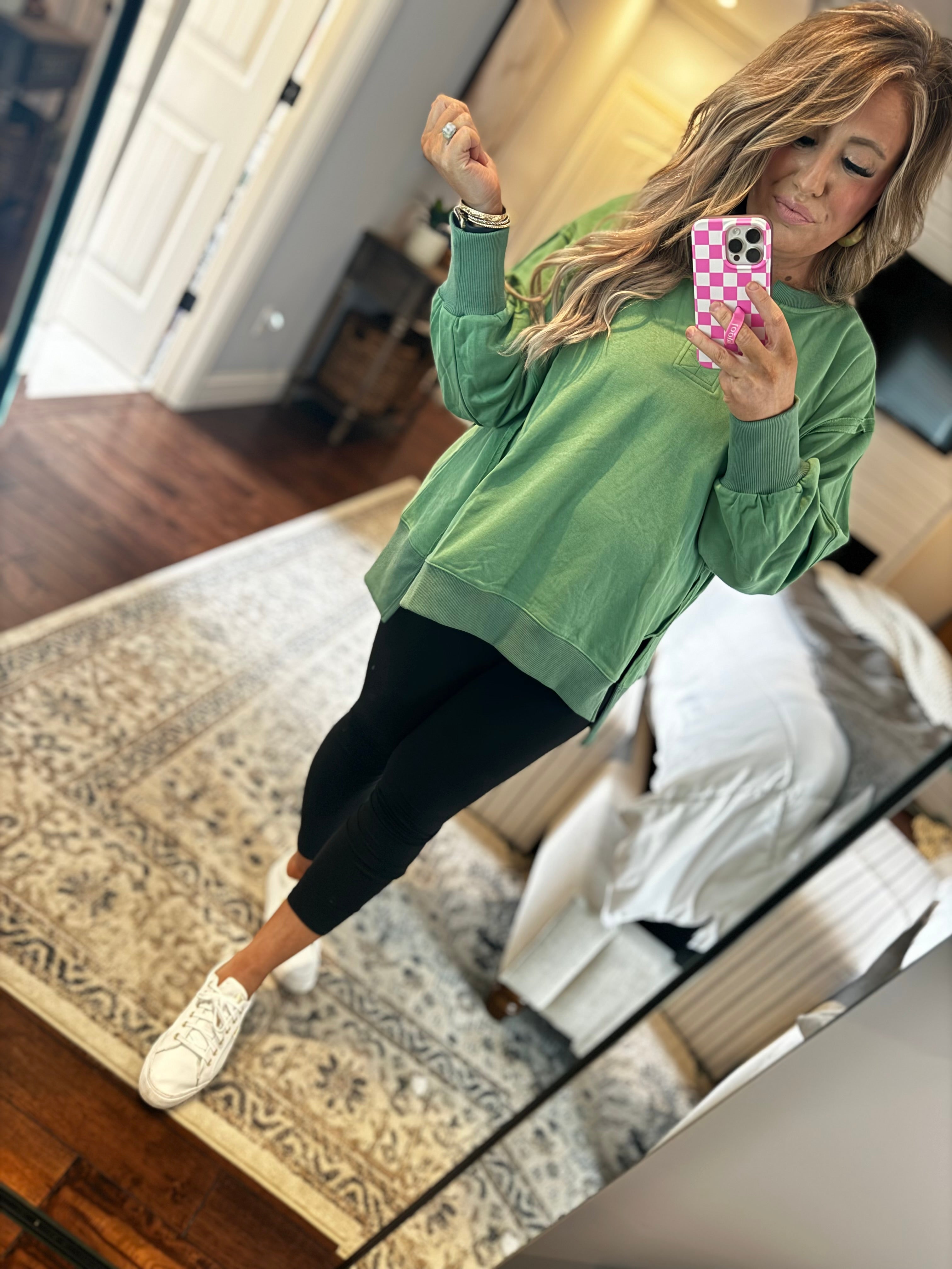 GREEN SWEATSHIRT- 20F