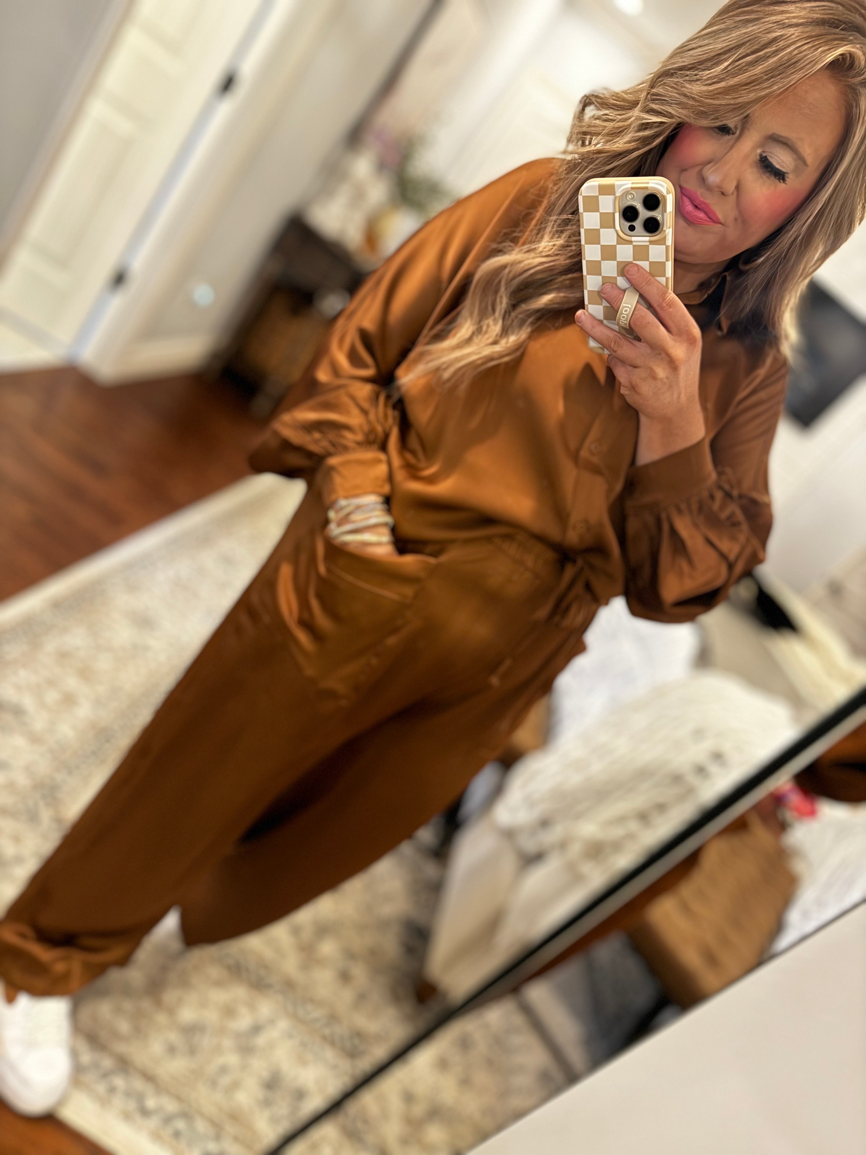 TOFFEE SATIN SET 30W