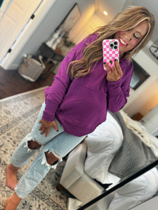 PURPLE HOODIE- 19O