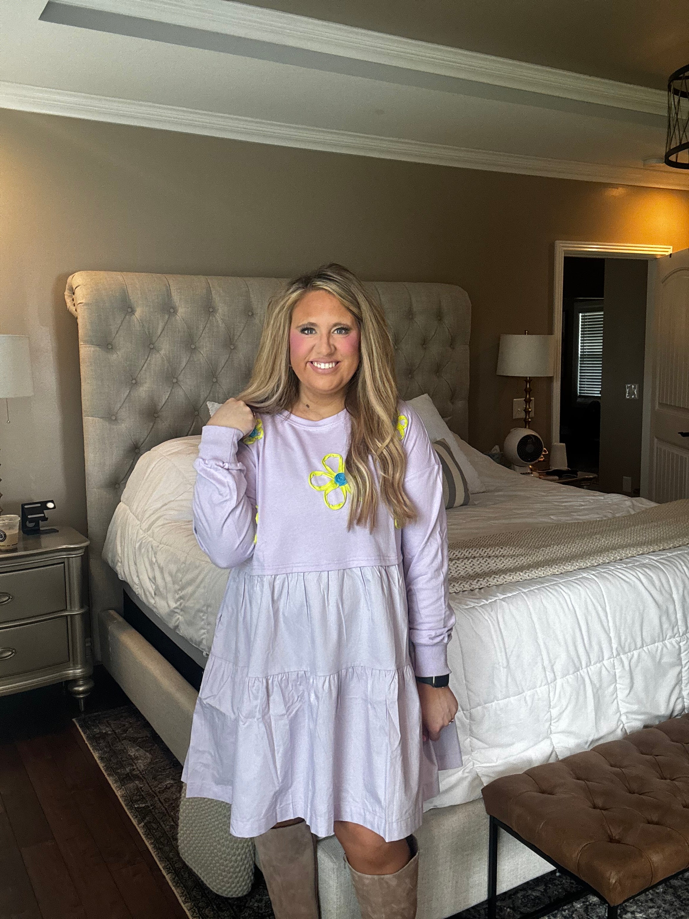 DEEP LAVENDER DRESSJ1