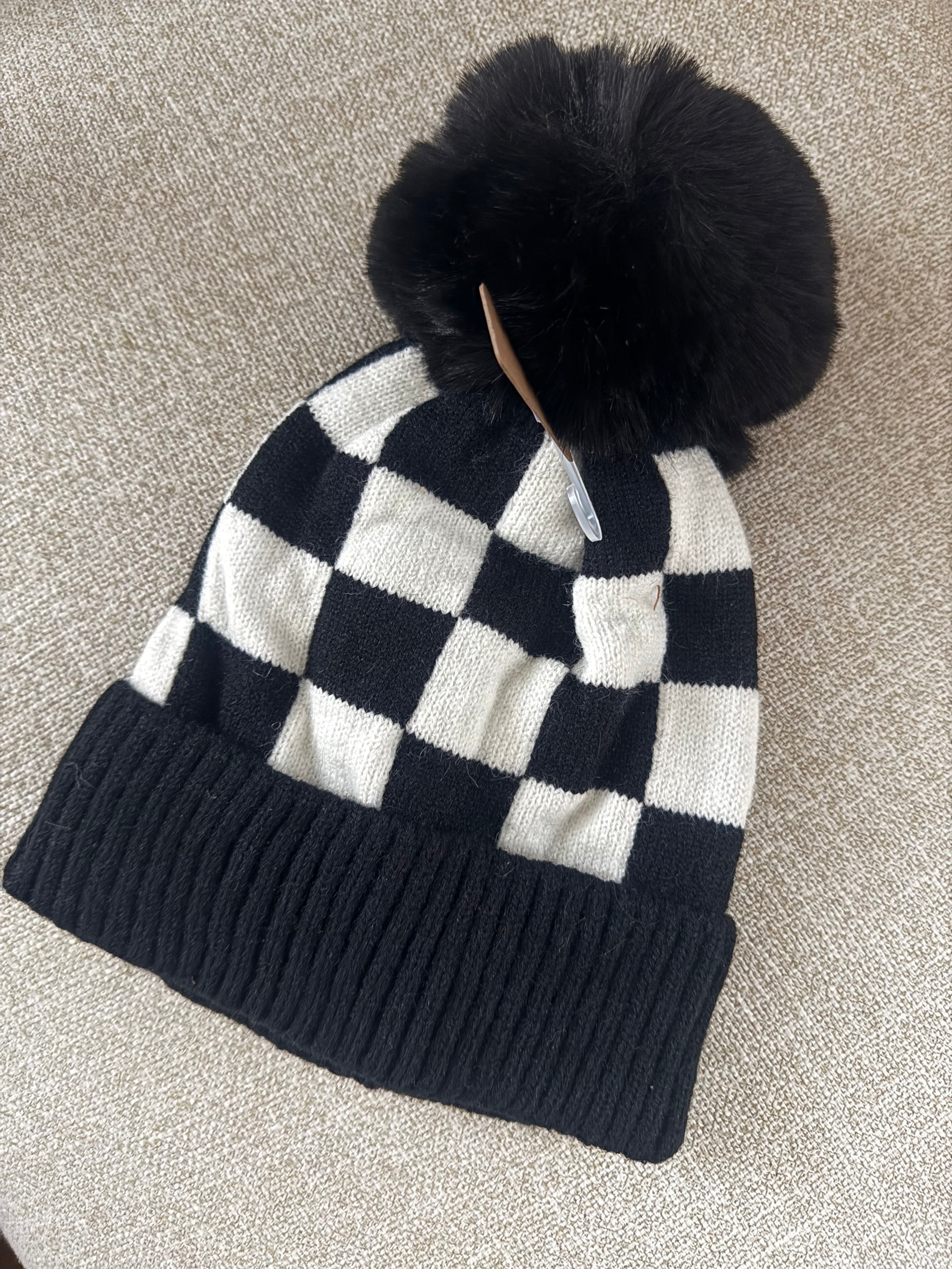 DOORBUSTER CHECKERED BEANIES
