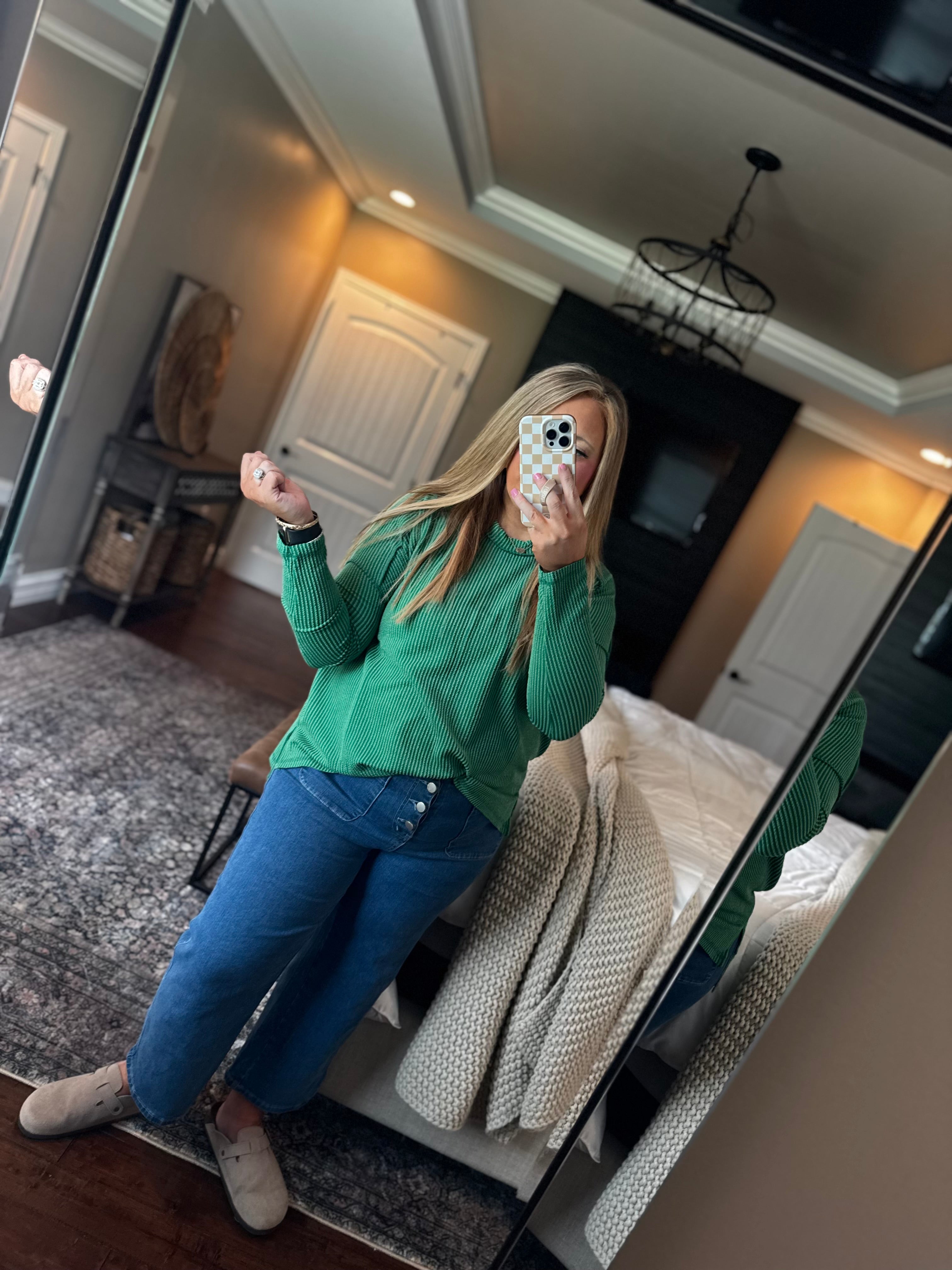 GREEN TOP L 7