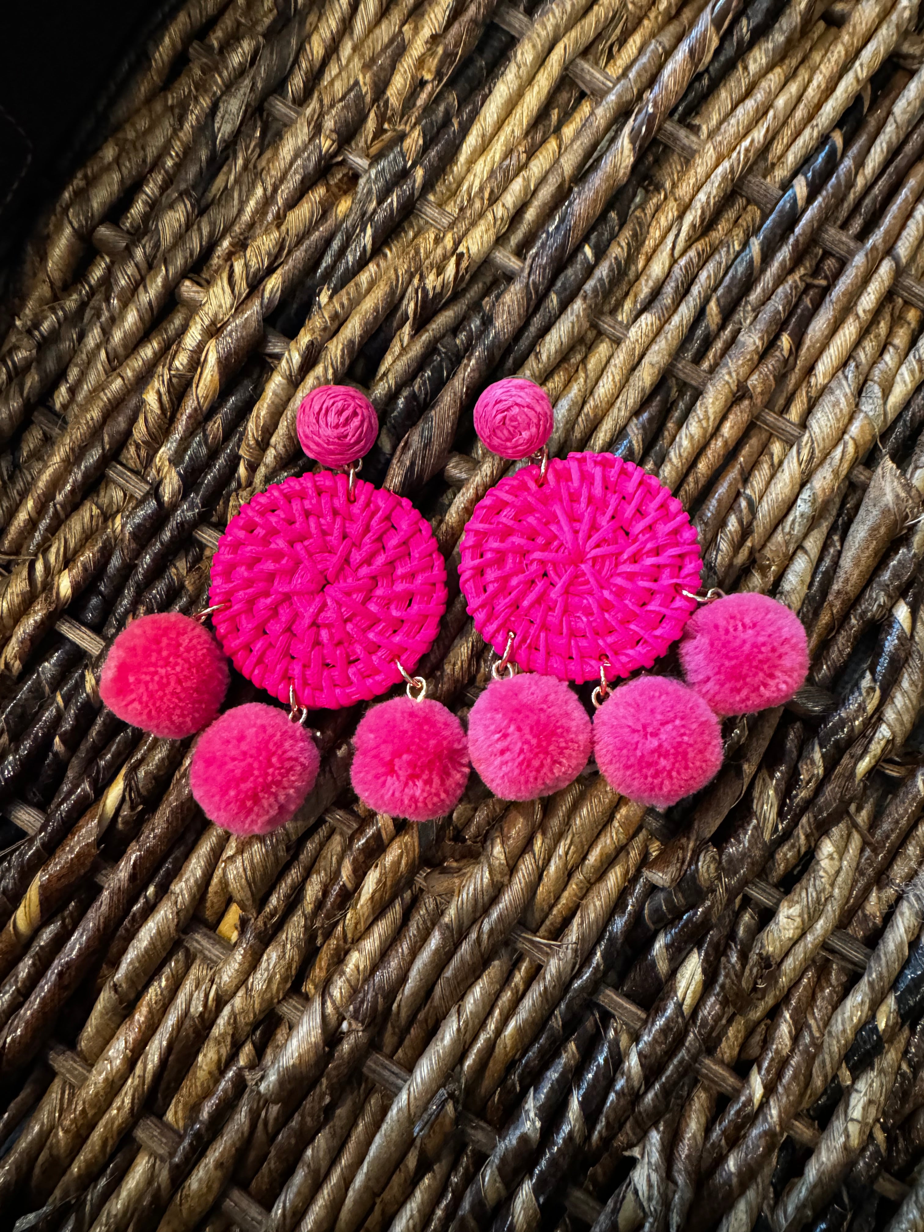 POM POM earrings