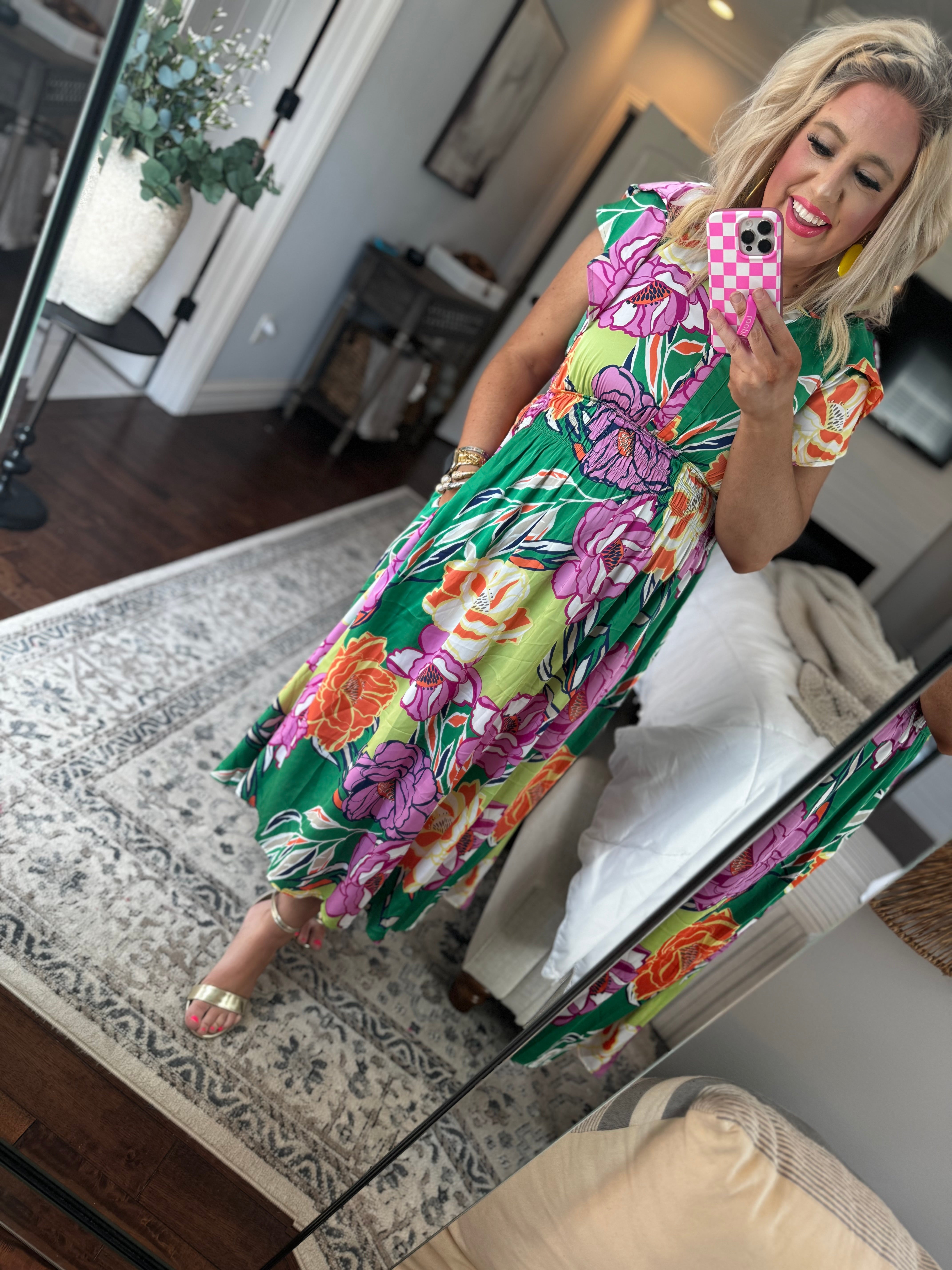 Floral maxi dress