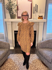 LEOPARD SPOTTED DRESS