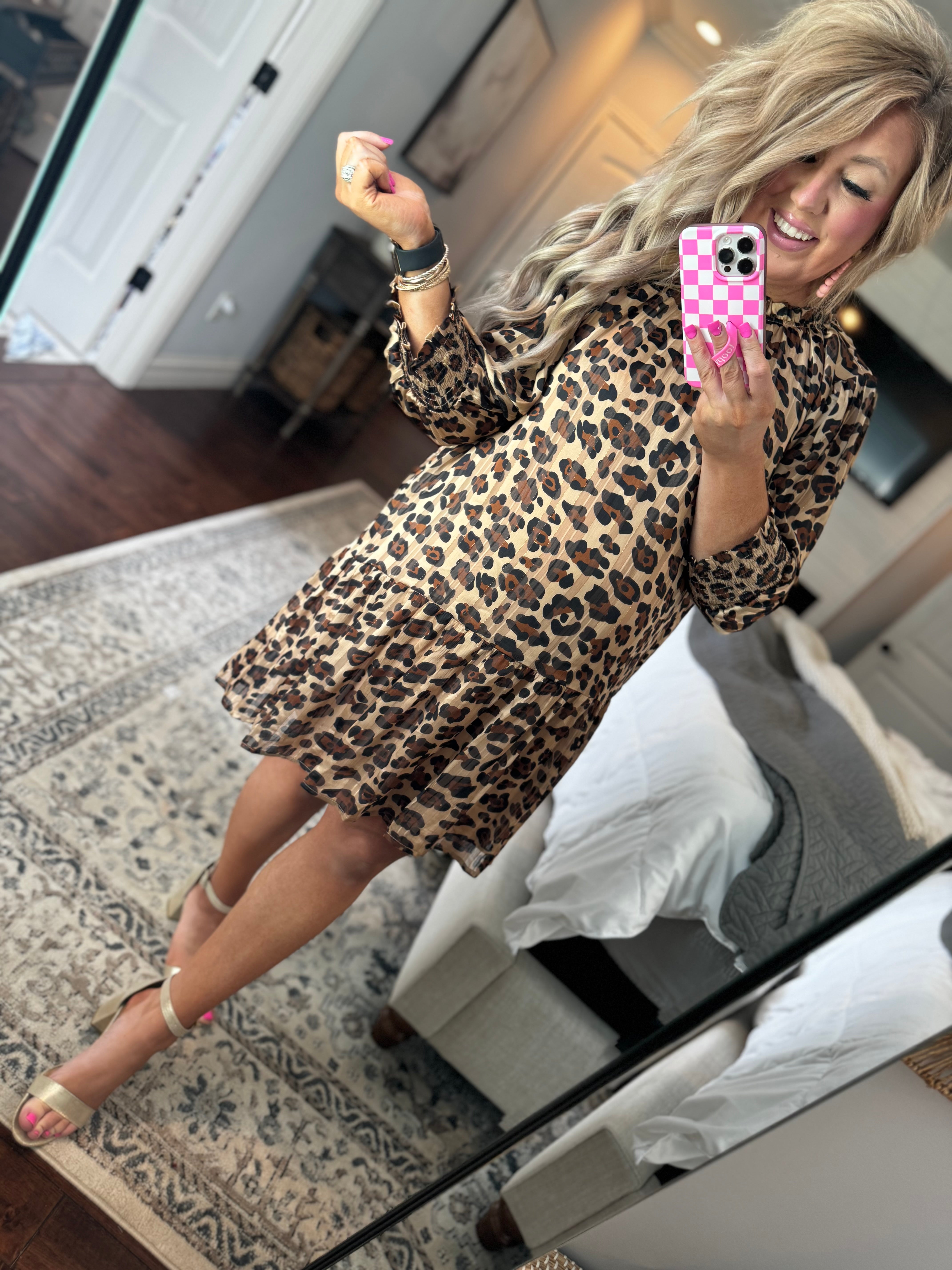 LEOPARD DRESS 10B