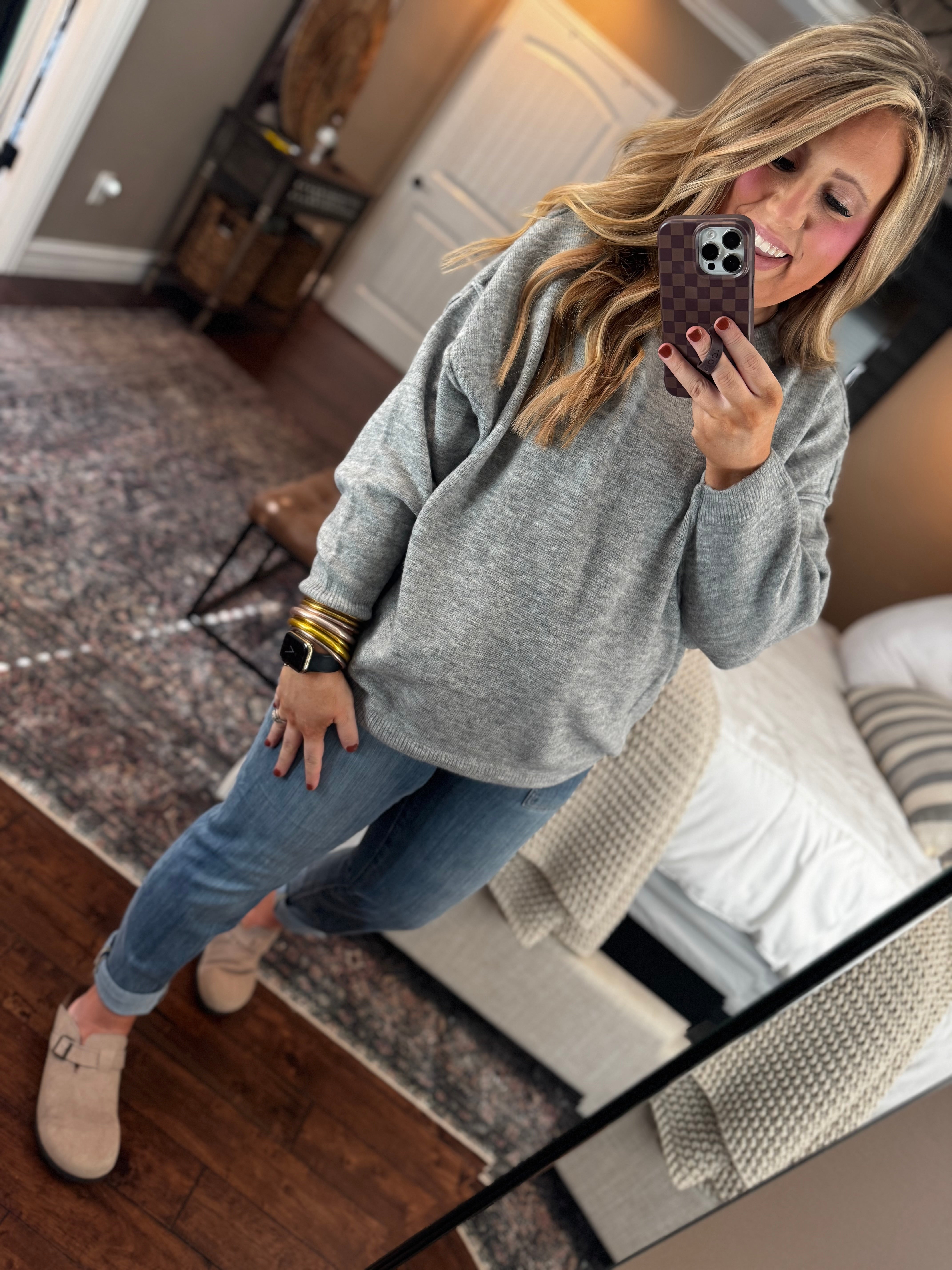 GRAY SWEATER M 10