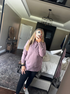 MAUVE HOODIE- M14