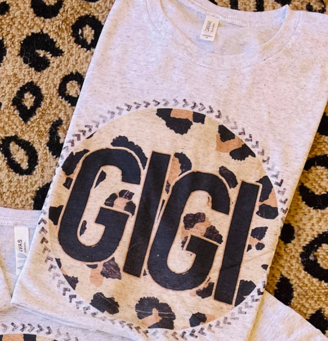 LEOPARD GIGI T SHIRT