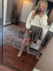 CREAM DRESS/ TUNIC M4