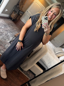 MUDPIE LENNY BASIC MIDI DRESS  K6