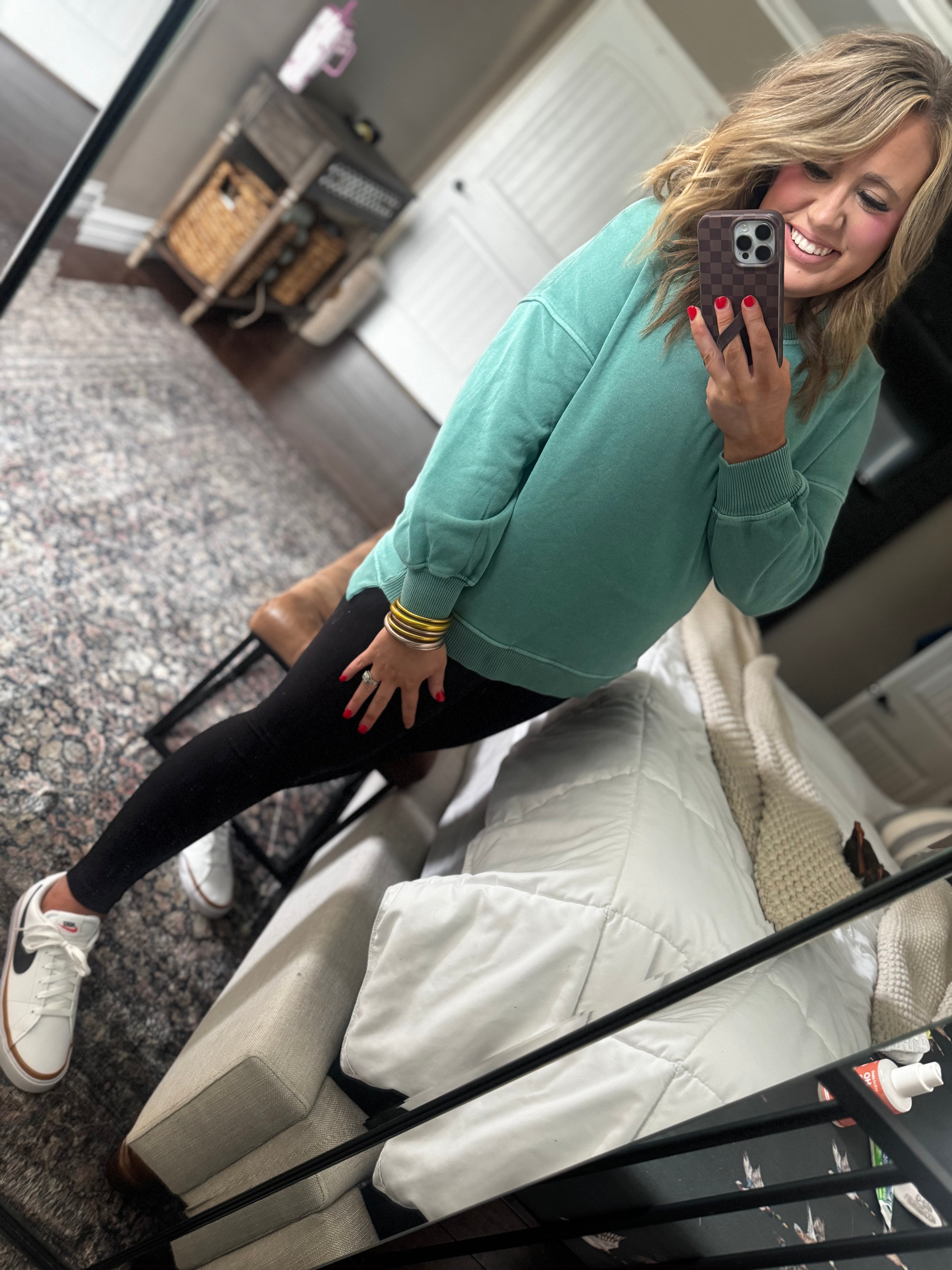 DOORBUSTER TEAL SWEATSHIRT S19