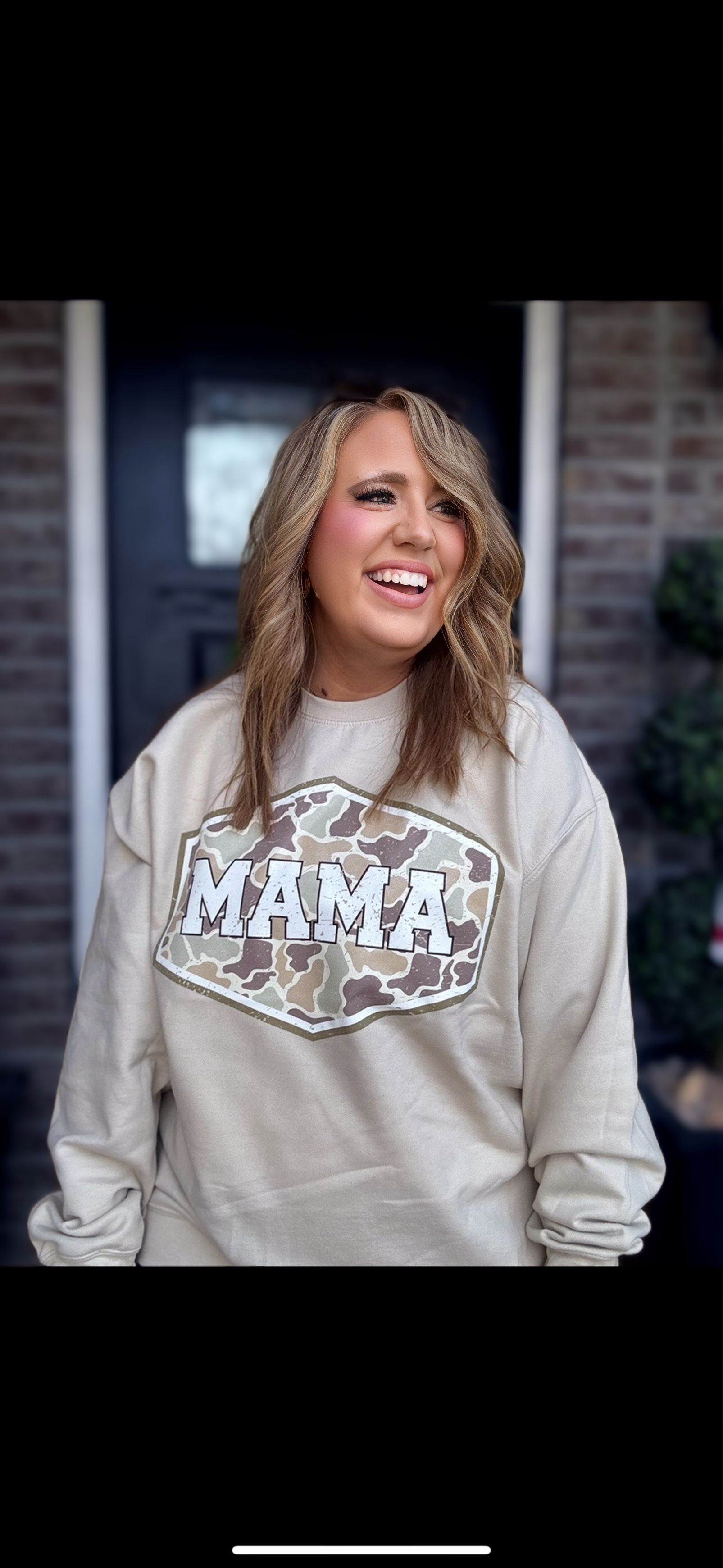 MAMA CAMO SWEATSHIRT TOP S3