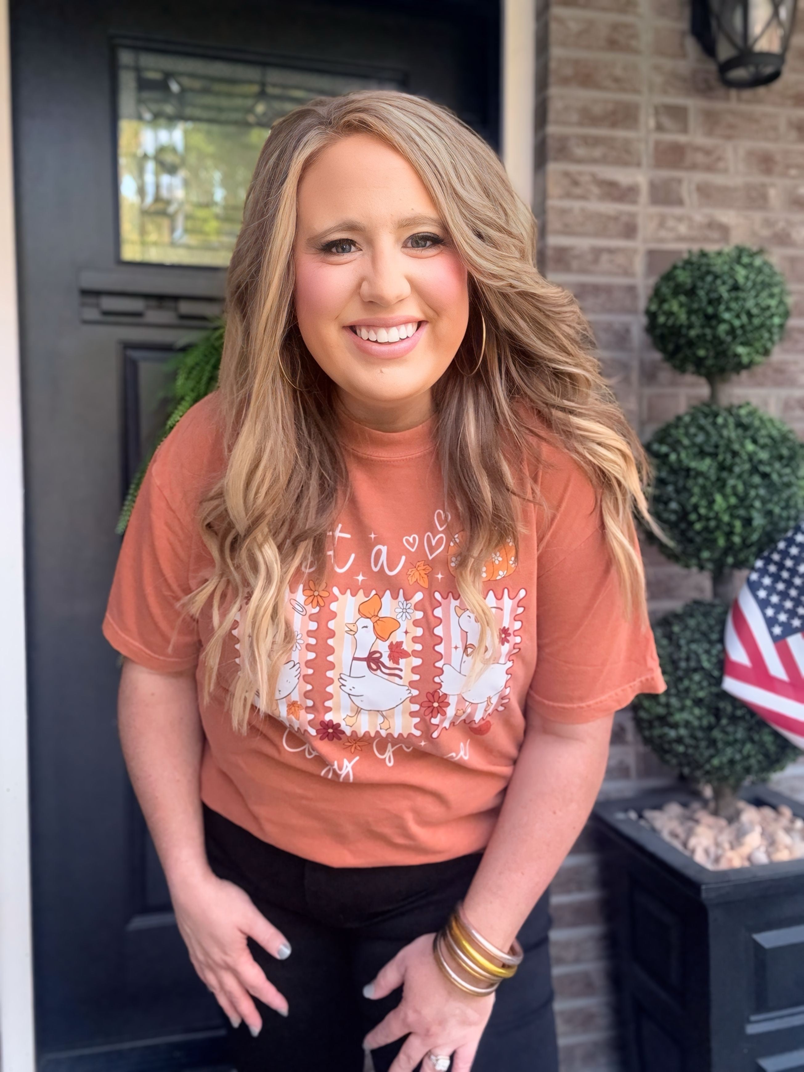 JUST A COZY GOOSE TEE P17