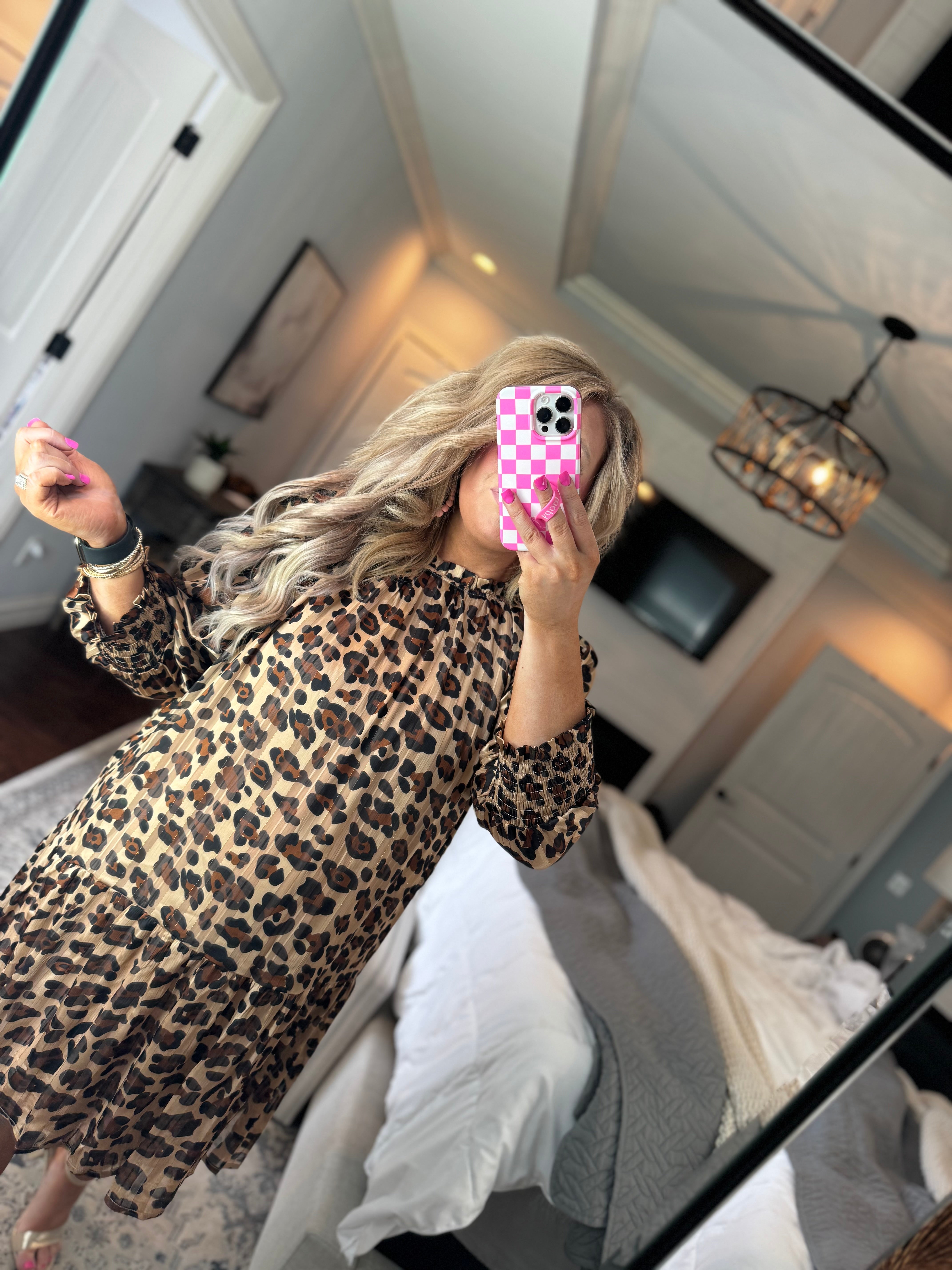 LEOPARD DRESS 10B