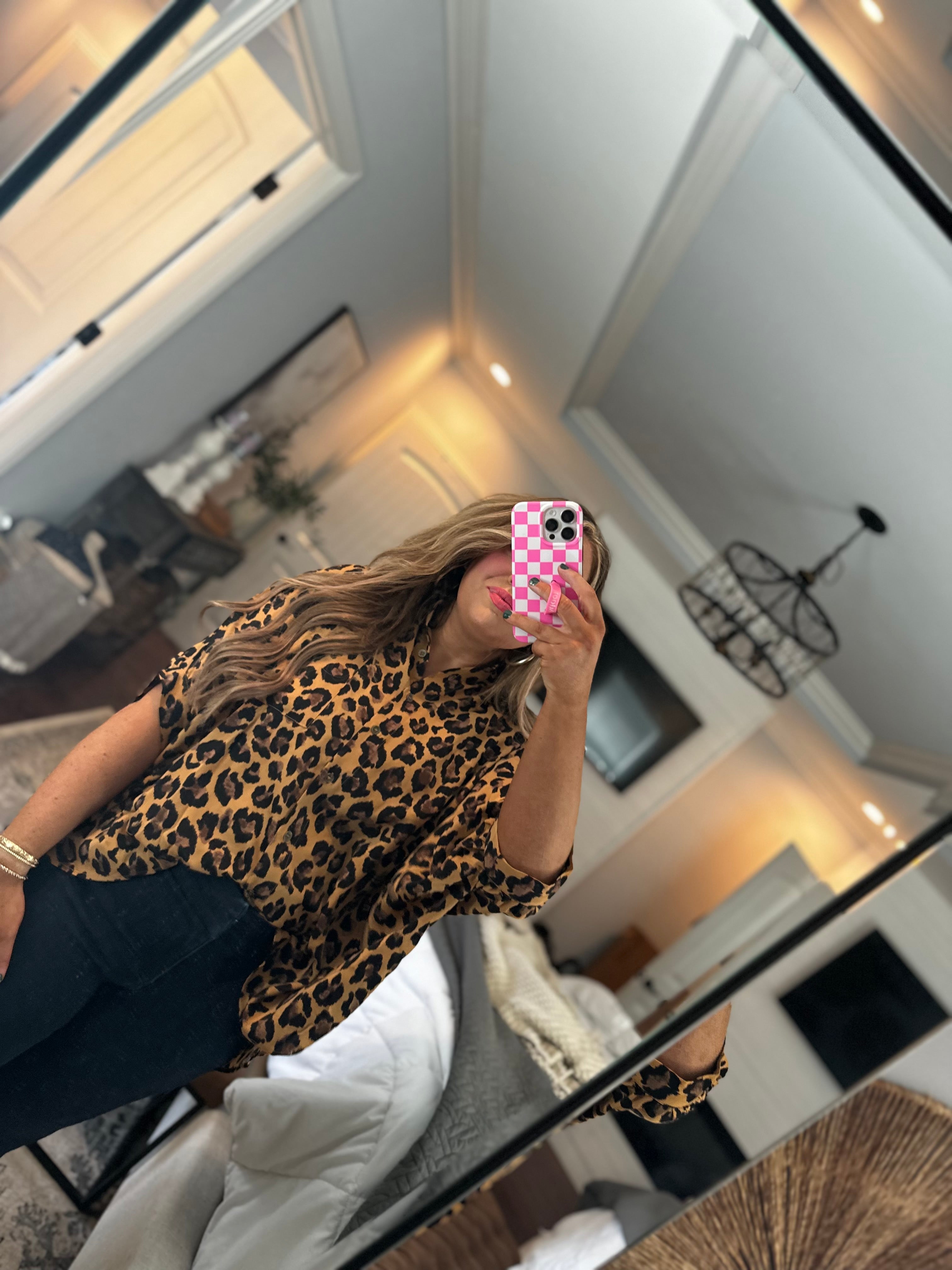 CAMEL LEOPARD TOP-210