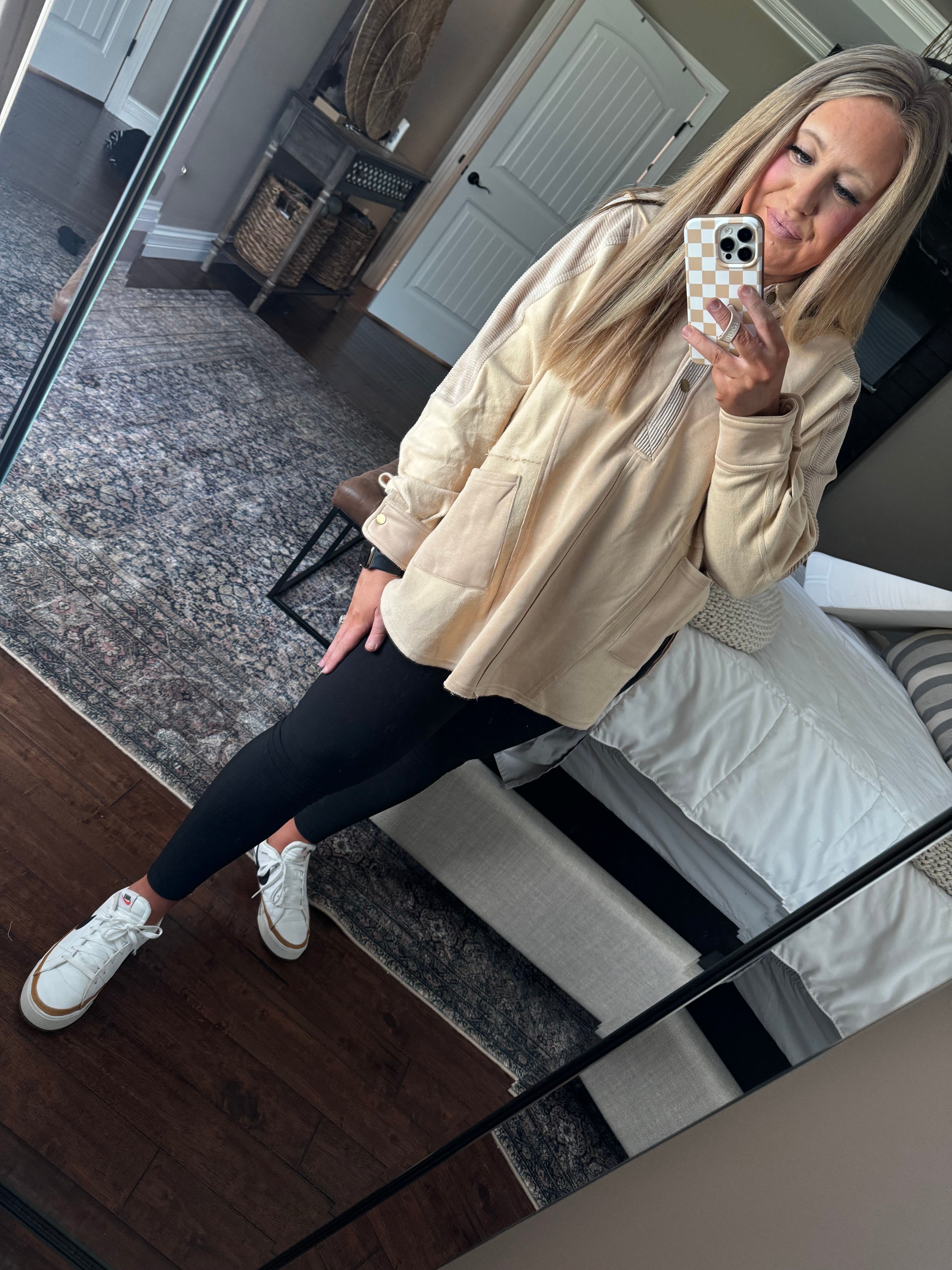 OAT HALF SNAP HOODIE M11