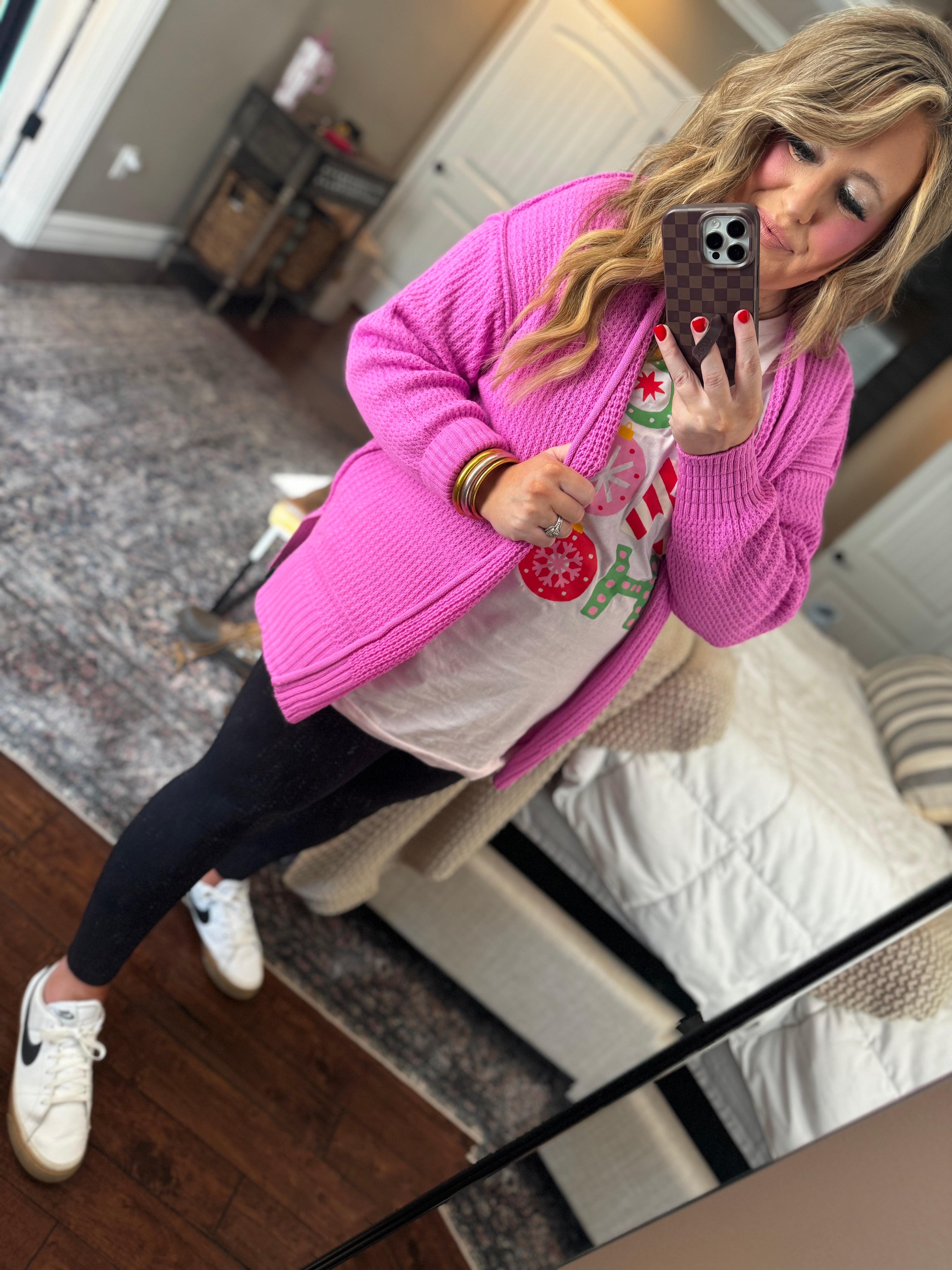 FUCHSIA CARDIGAN R21