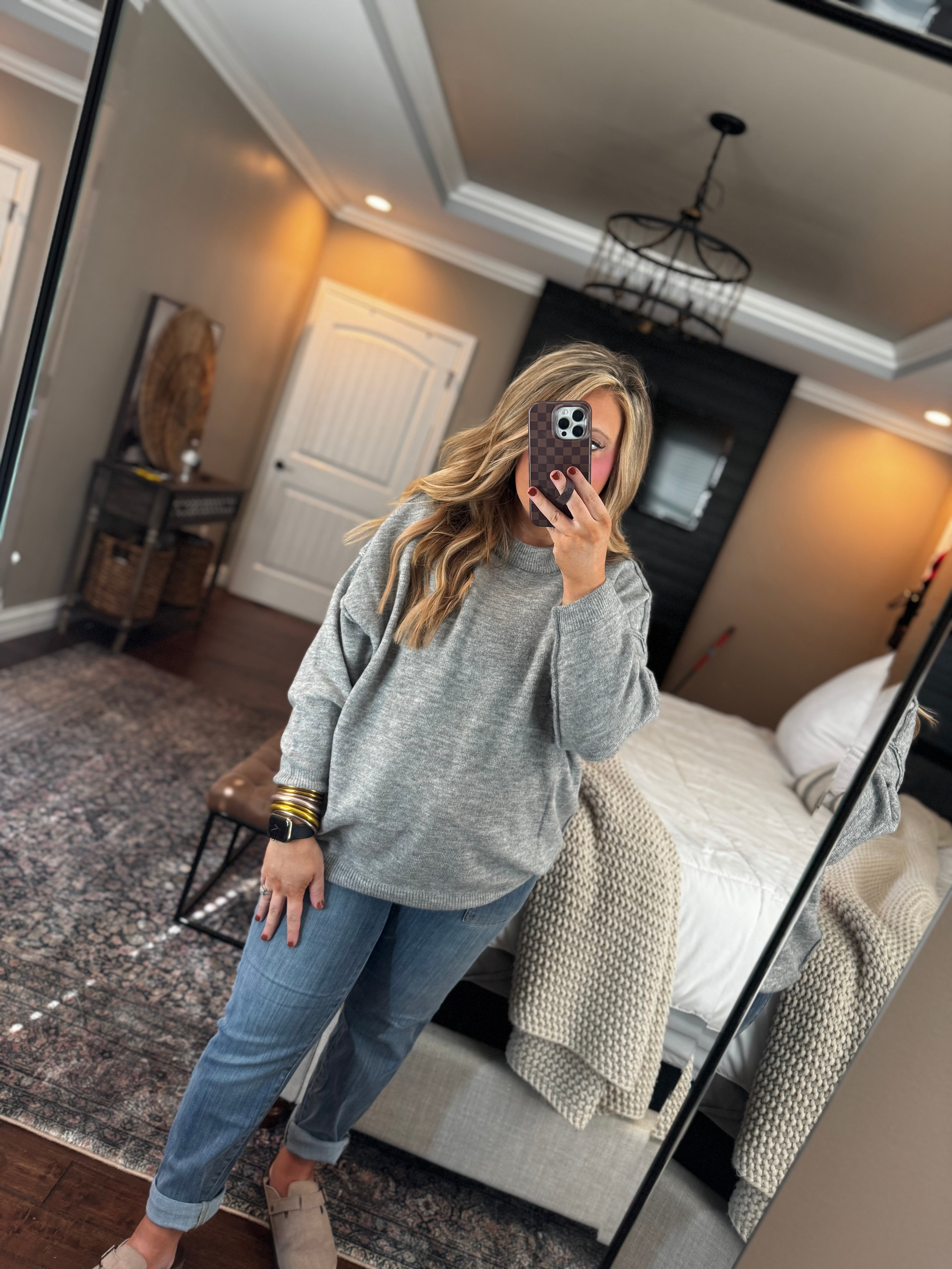 GRAY SWEATER M 10