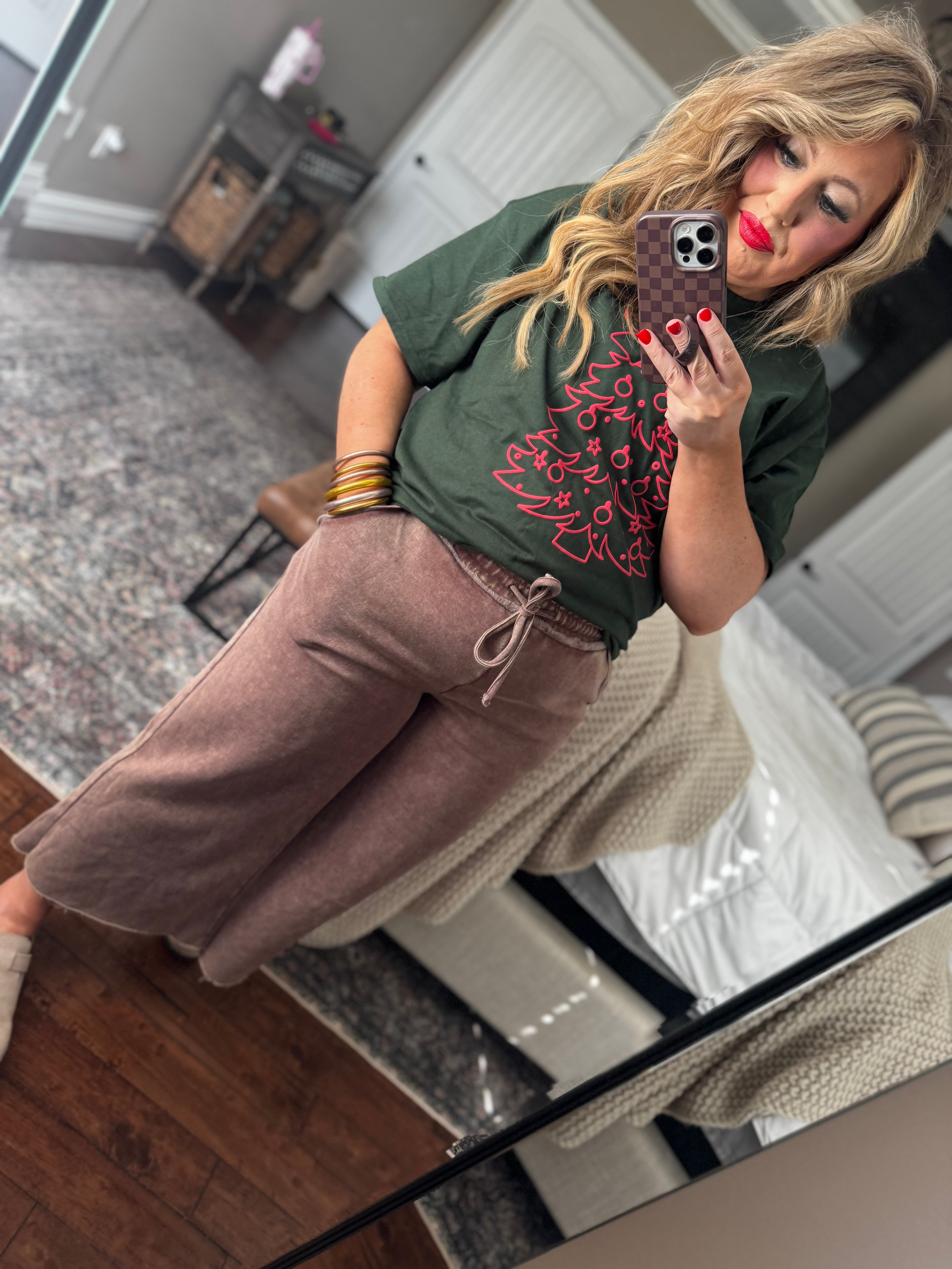 FOREST GREEN CHRISTMAS TREE SHORT SLEEVE TEE R3