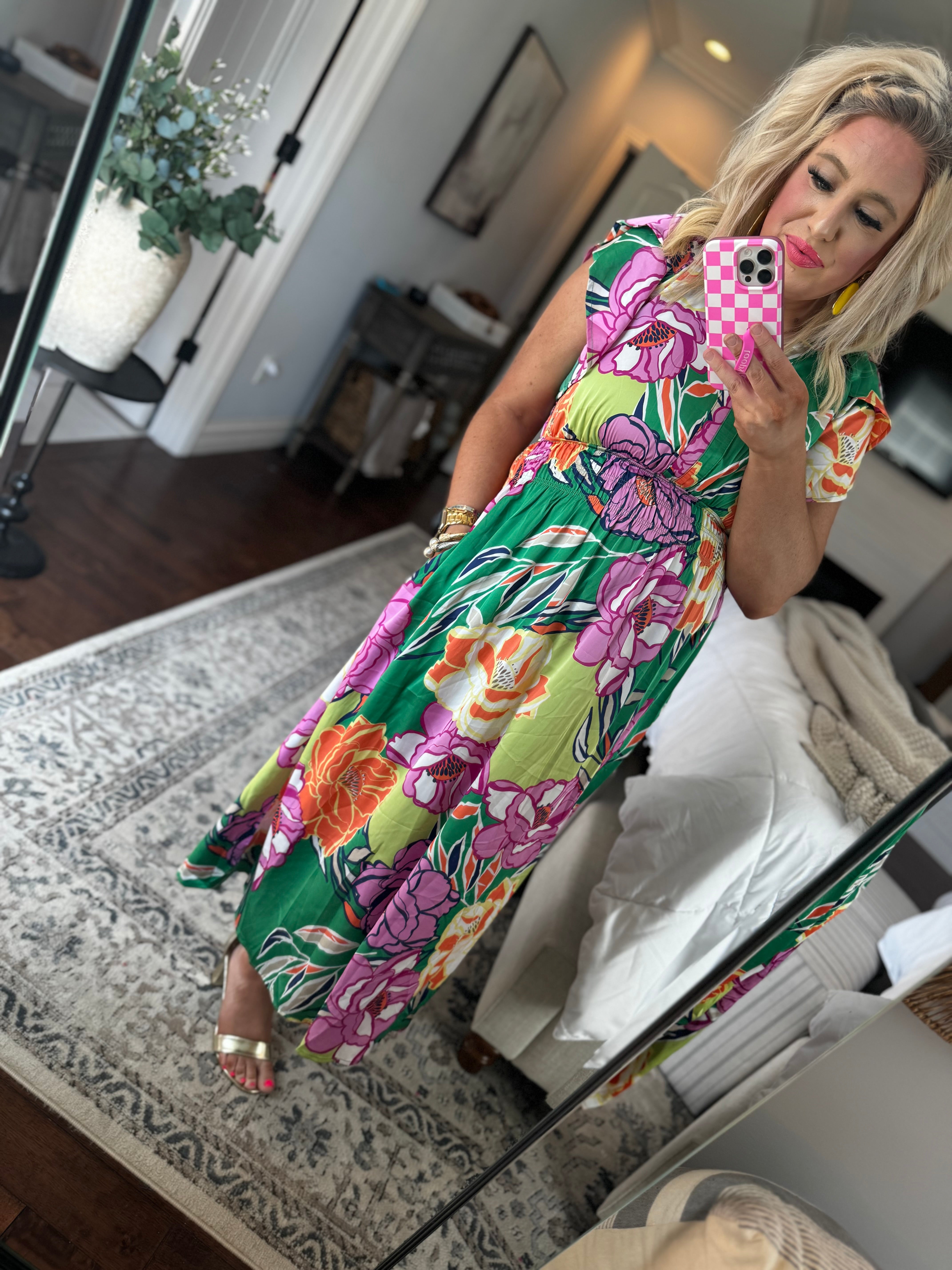 Floral maxi dress