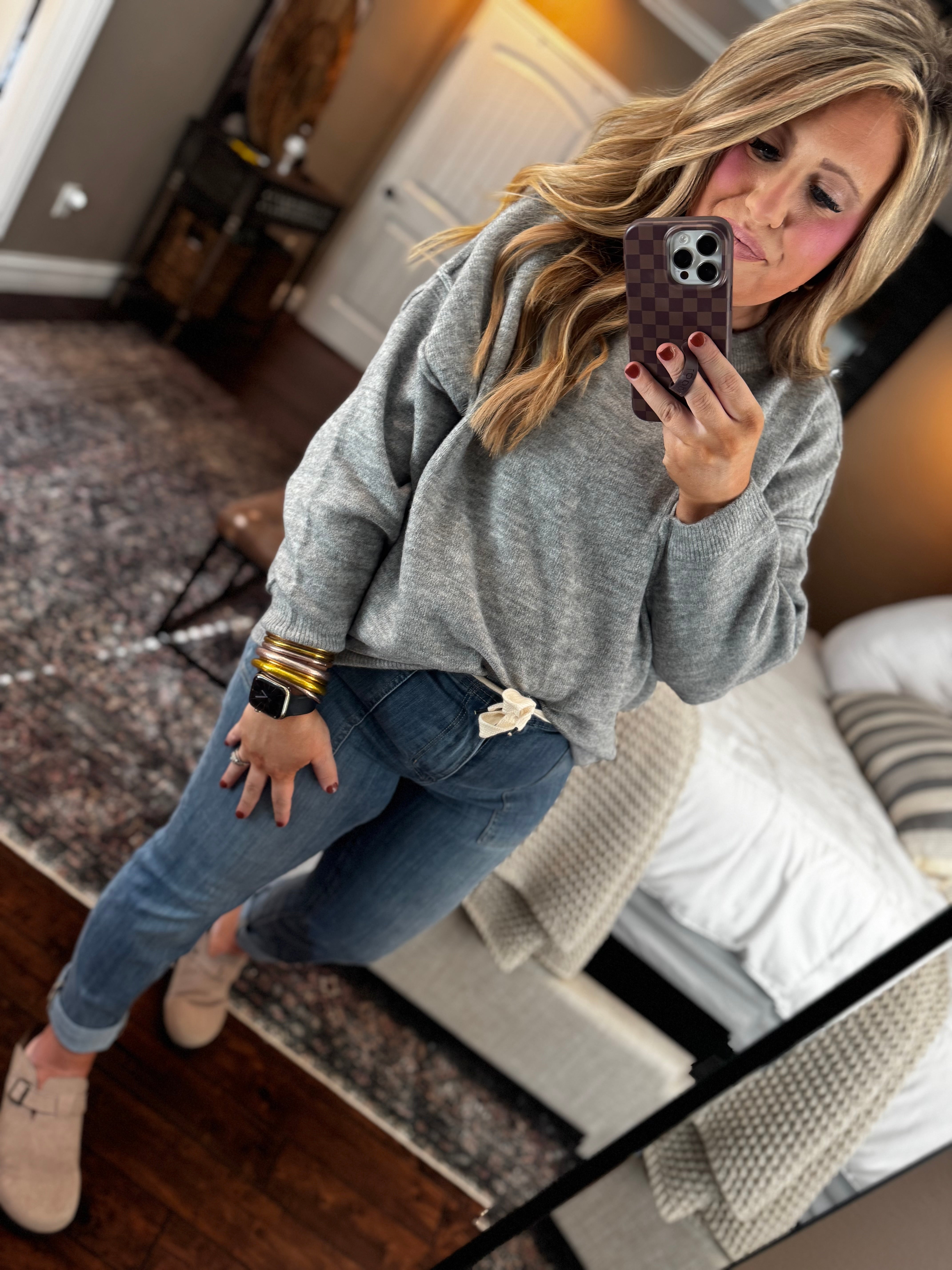 GRAY SWEATER M 10