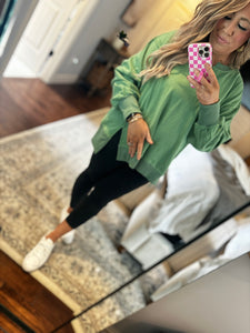 GREEN SWEATSHIRT- 20F